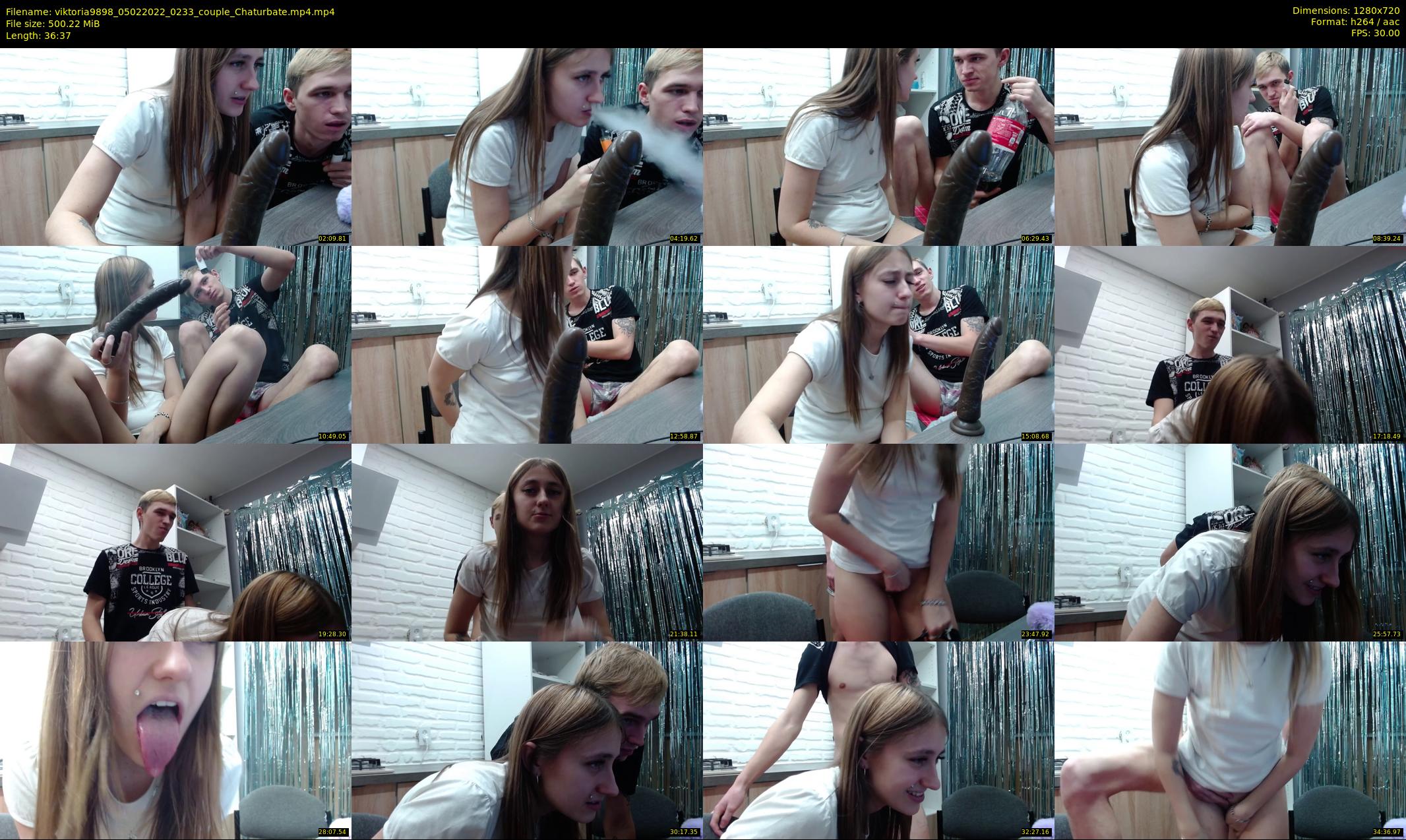 viktoria9898 — 37 minute Chaturbate couple cam show recording, 720p, Feb 5, 2022