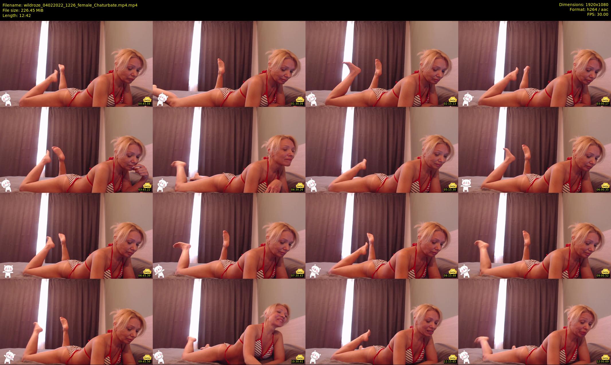 wildroze — 13 minute Chaturbate female cam show recording, 1080p, Feb 4, 2022