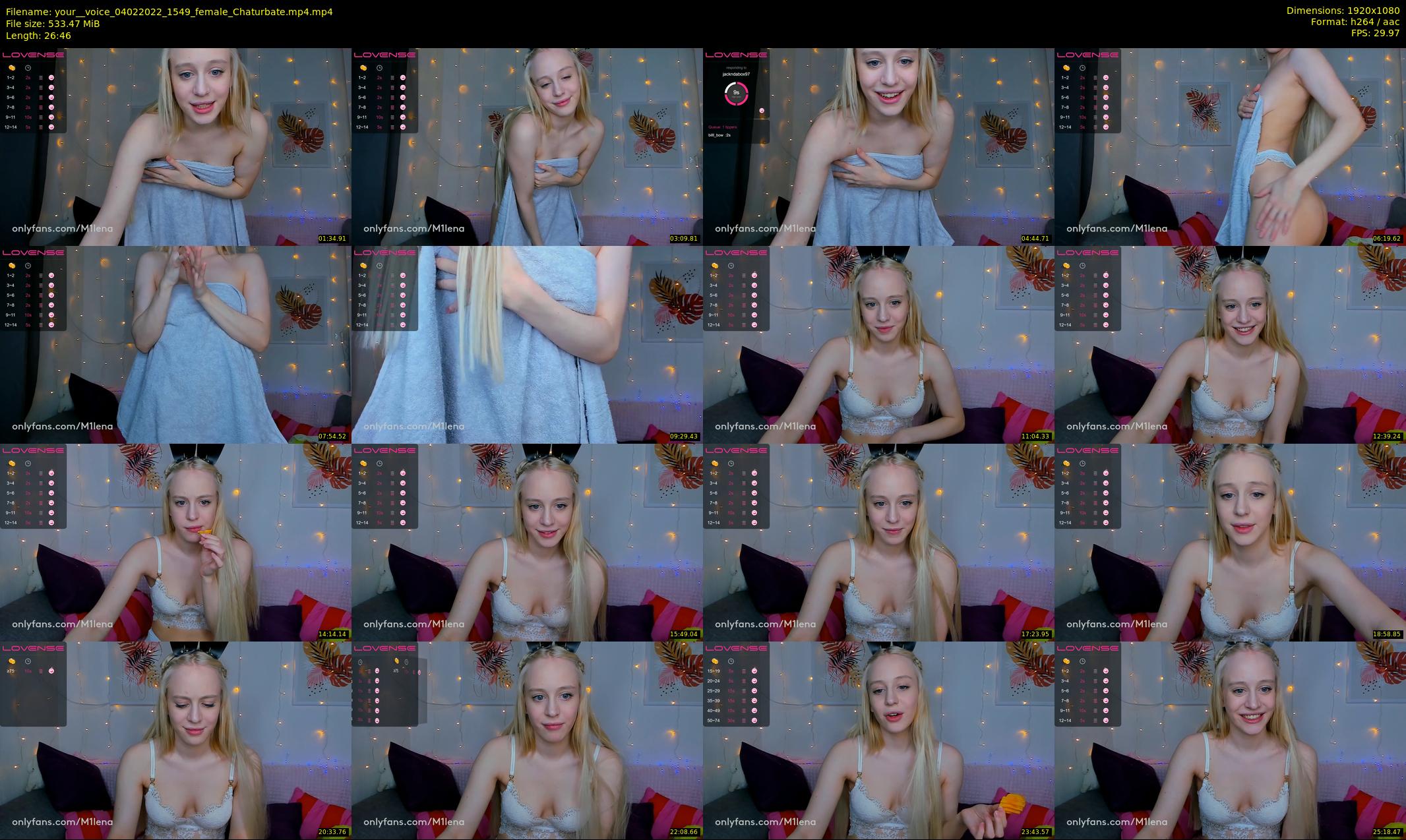 your__voice — 27 minute Chaturbate female cam show recording, 1080p, Feb 4, 2022
