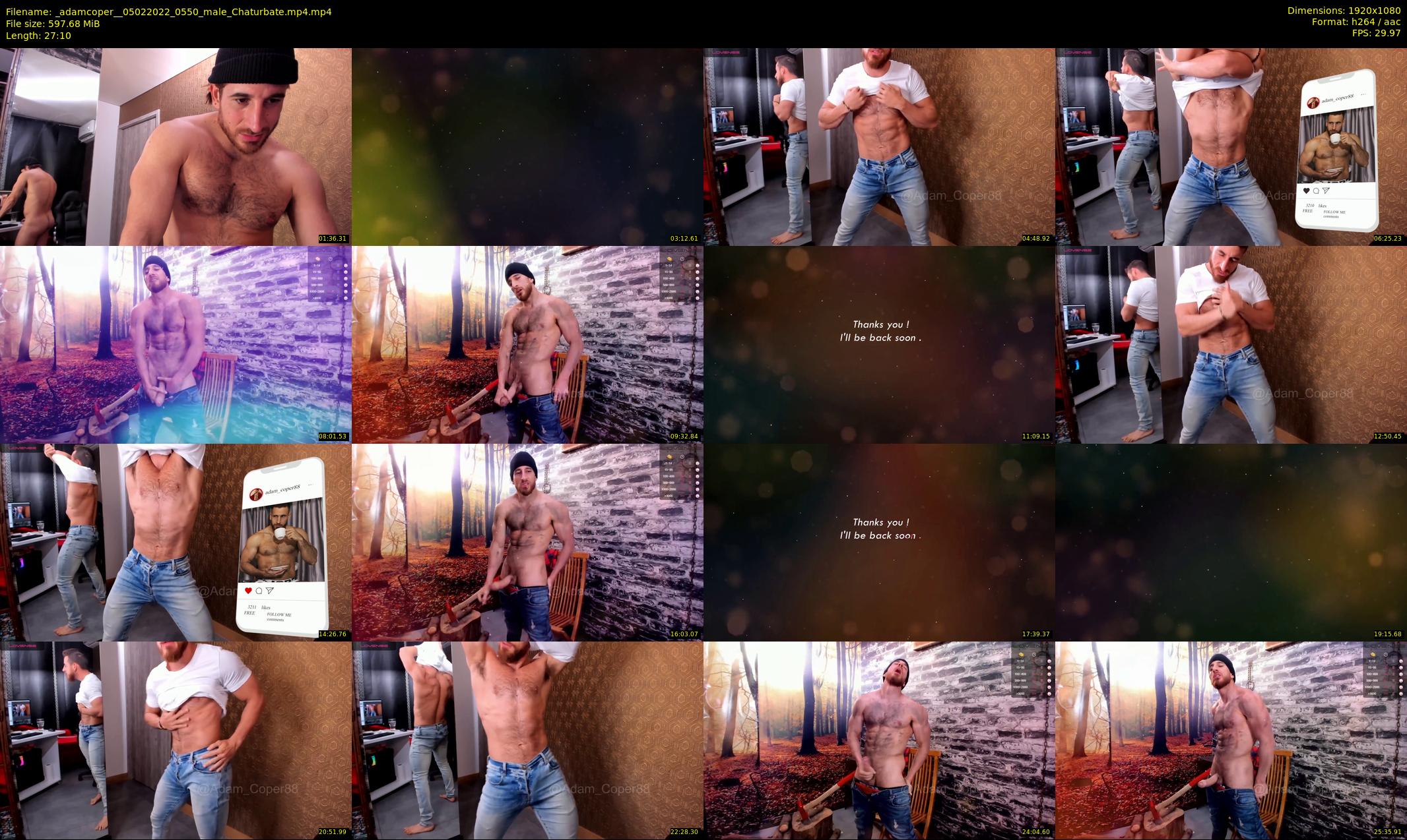 _adamcoper_ — 28 minute Chaturbate male cam show recording, 1080p, Feb 5, 2022