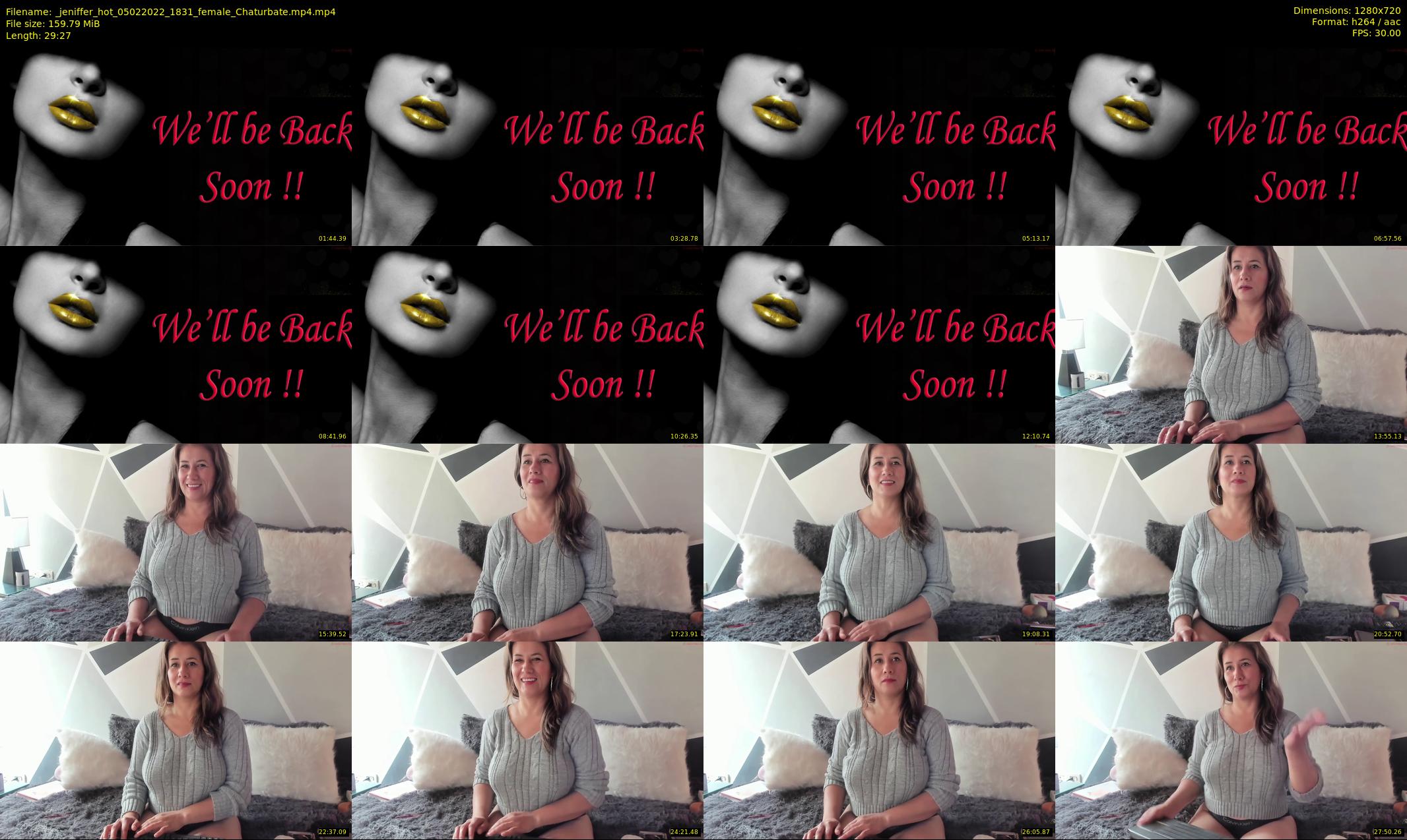 _jeniffer_hot — 30 minute Chaturbate female cam show recording, 720p, Feb 5, 2022