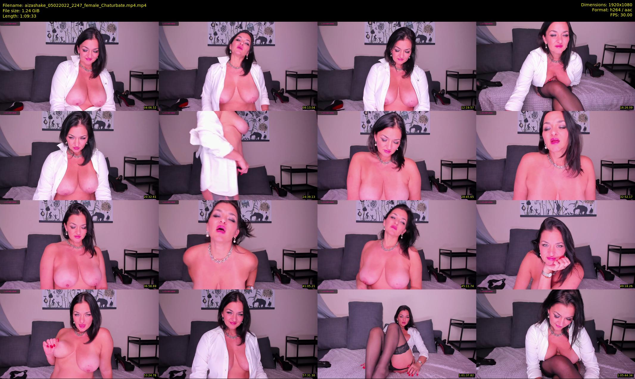 aizashake — 70 minute Chaturbate female cam show recording, 1080p, Feb 5, 2022