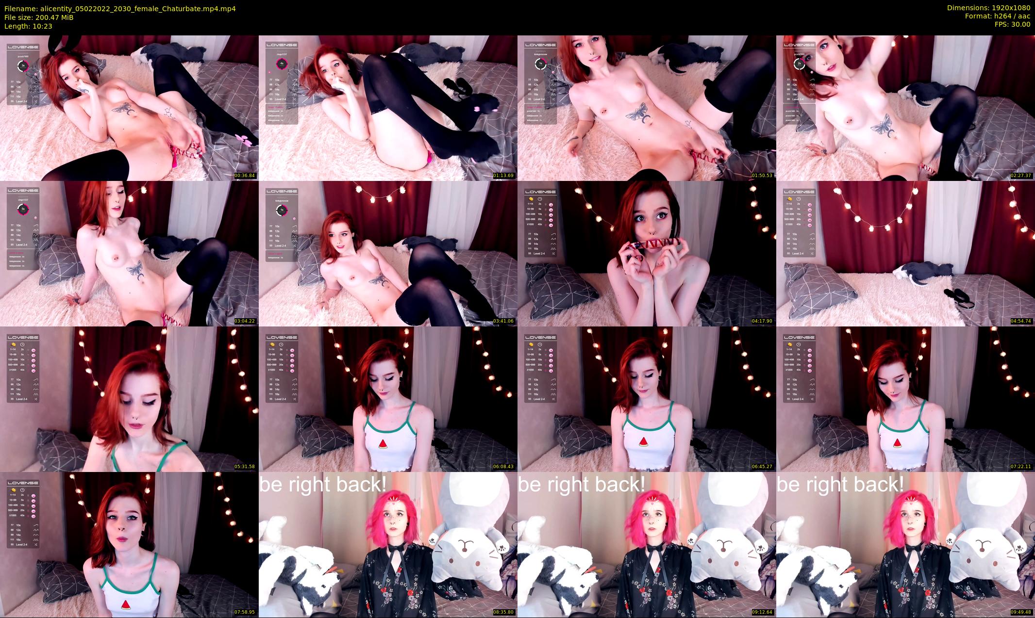 alicentity — 11 minute Chaturbate female cam show recording, 1080p, Feb 5, 2022
