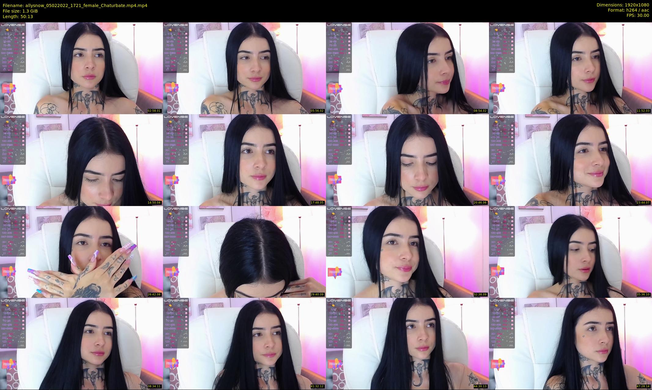 allysnow — 51 minute Chaturbate female cam show recording, 1080p, Feb 5, 2022