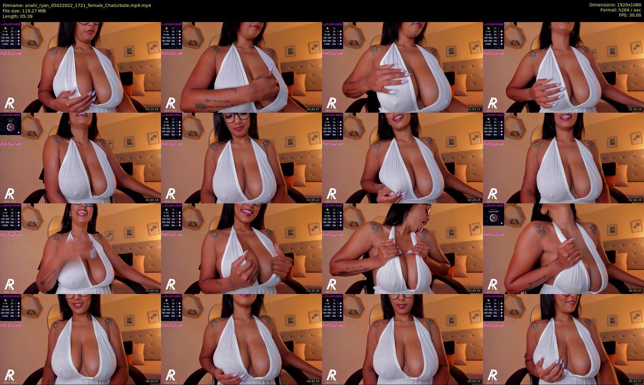 anahi_ryan — 6 minute Chaturbate female cam show recording, 1080p, Feb 5, 2022