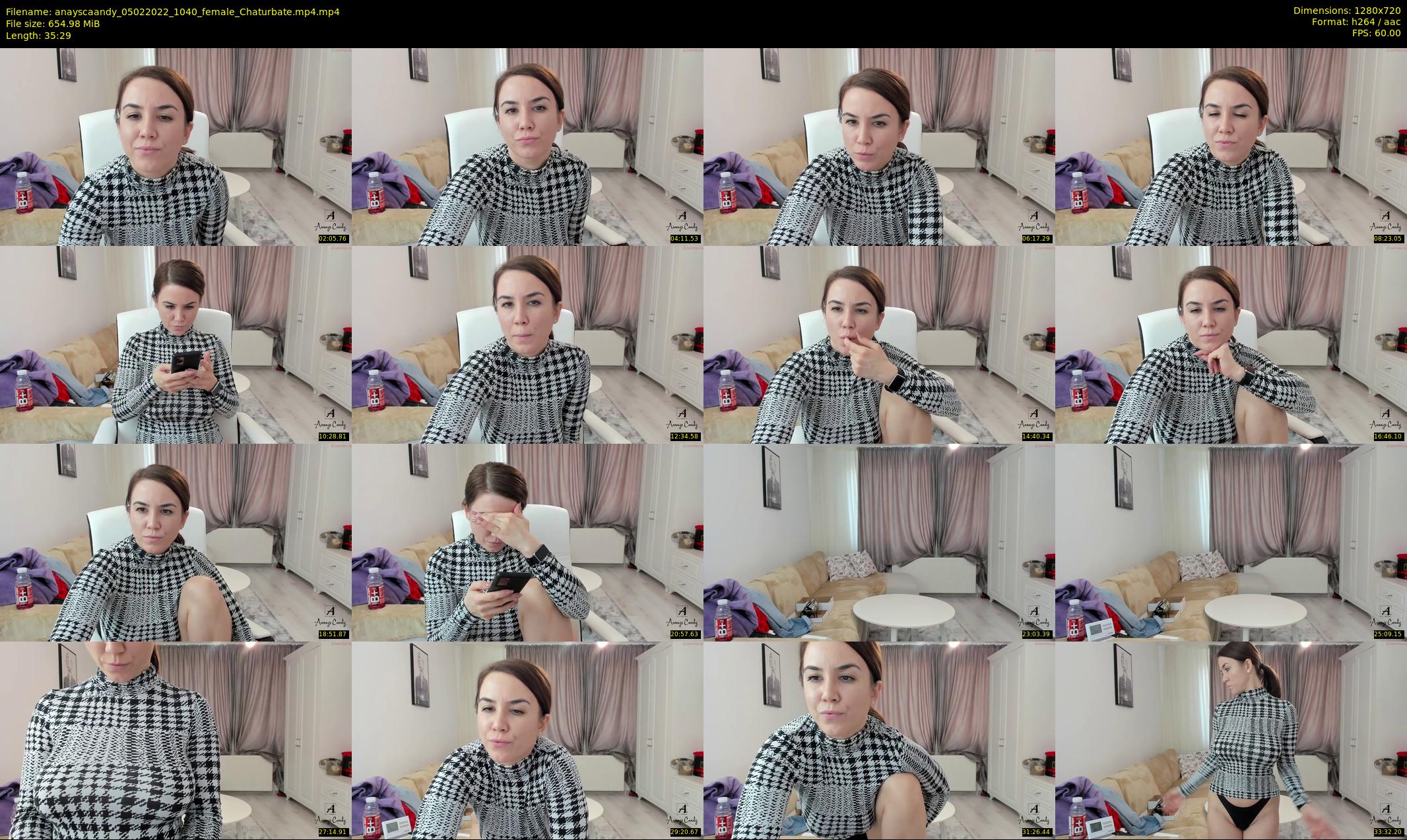 anayscaandy — 36 minute Chaturbate female cam show recording, 720p, Feb 5, 2022