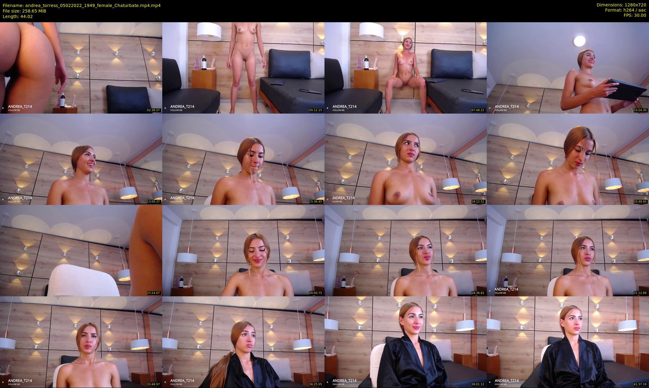 andrea_torress — 45 minute Chaturbate female cam show recording, 720p, Feb 5, 2022