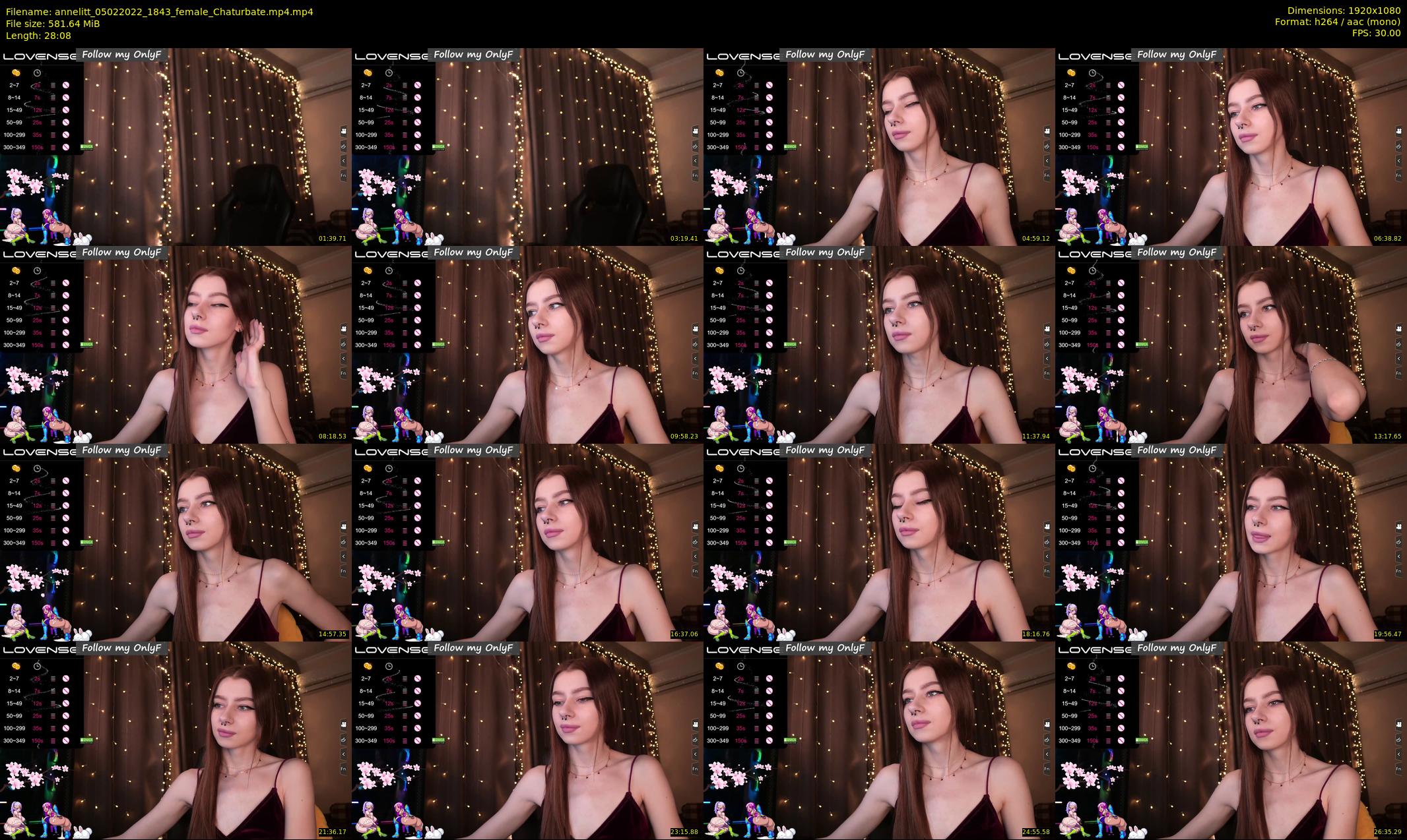 annelitt — 29 minute Chaturbate female cam show recording, 1080p, Feb 5, 2022