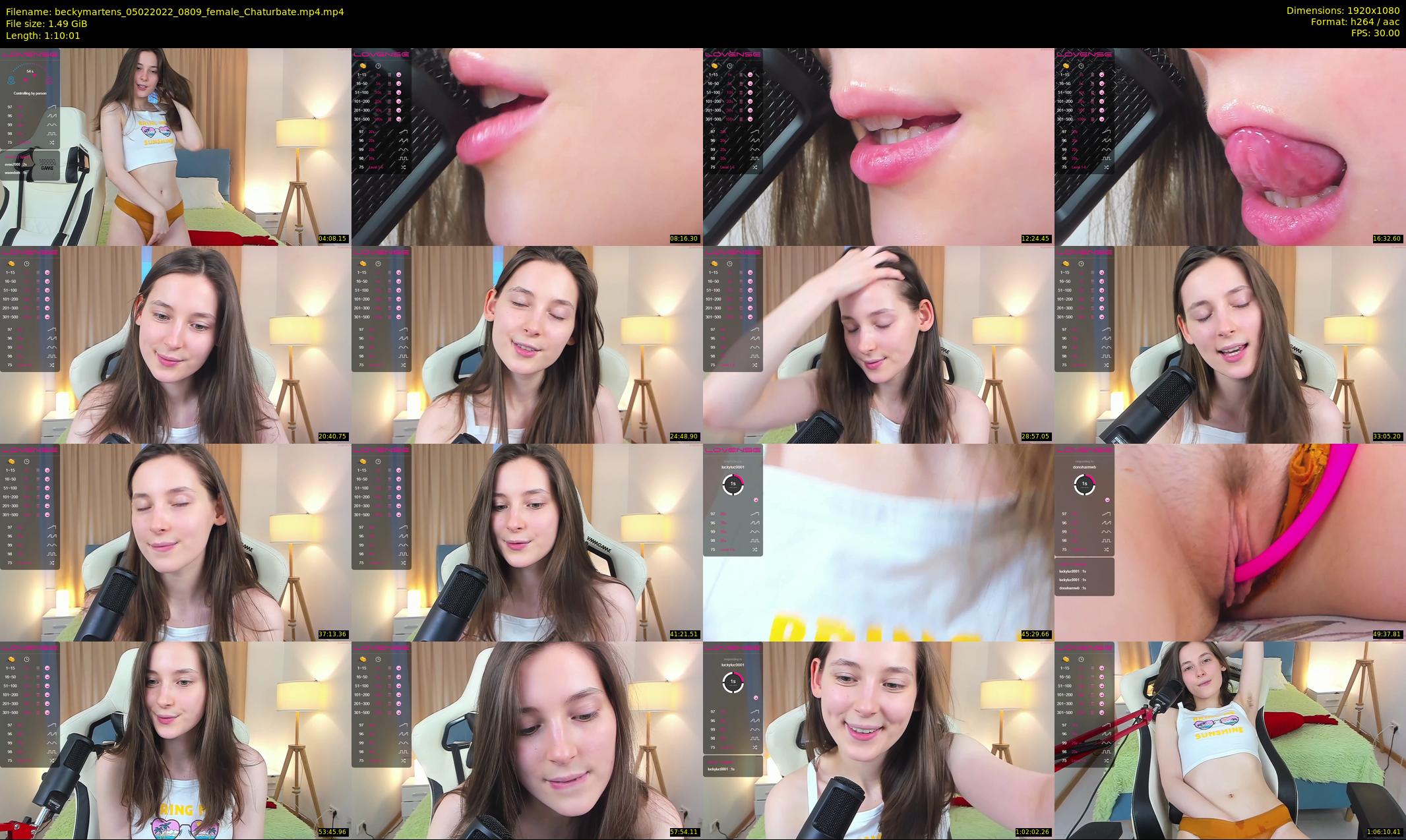 beckymartens — 71 minute Chaturbate female cam show recording, 1080p, Feb 5, 2022