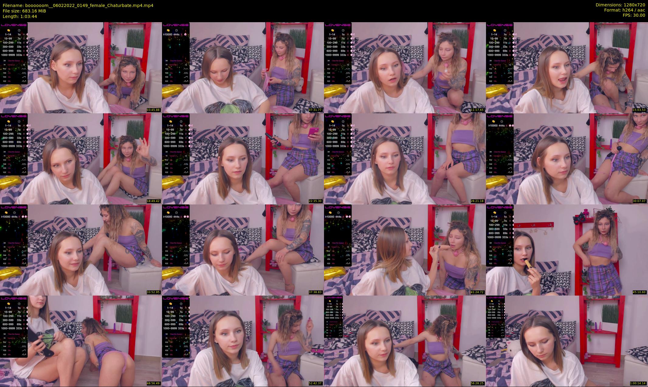 boooooom_ — 64 minute Chaturbate female cam show recording, 720p, Feb 6, 2022
