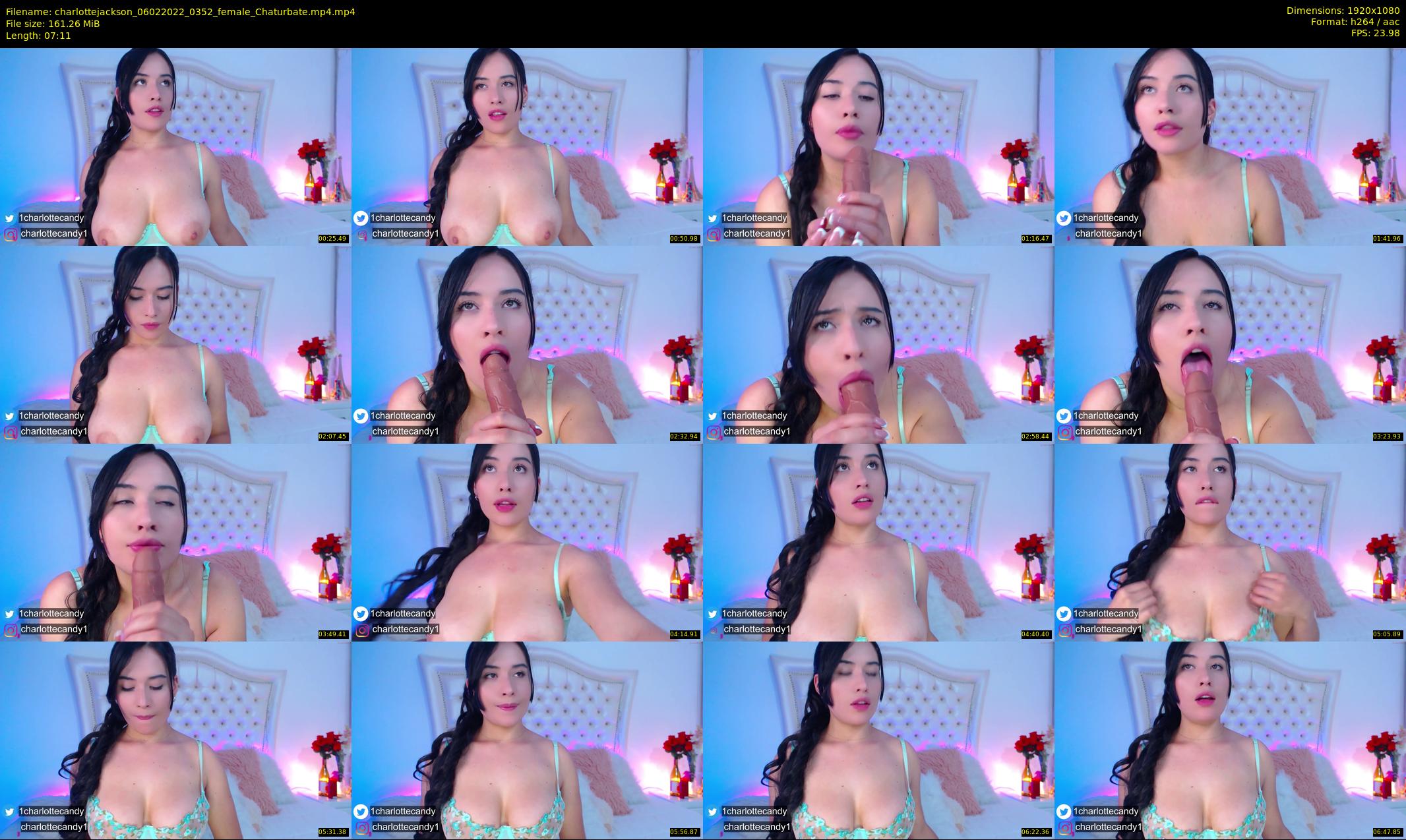 charlottejackson — 8 minute Chaturbate female cam show recording, 1080p, Feb 6, 2022