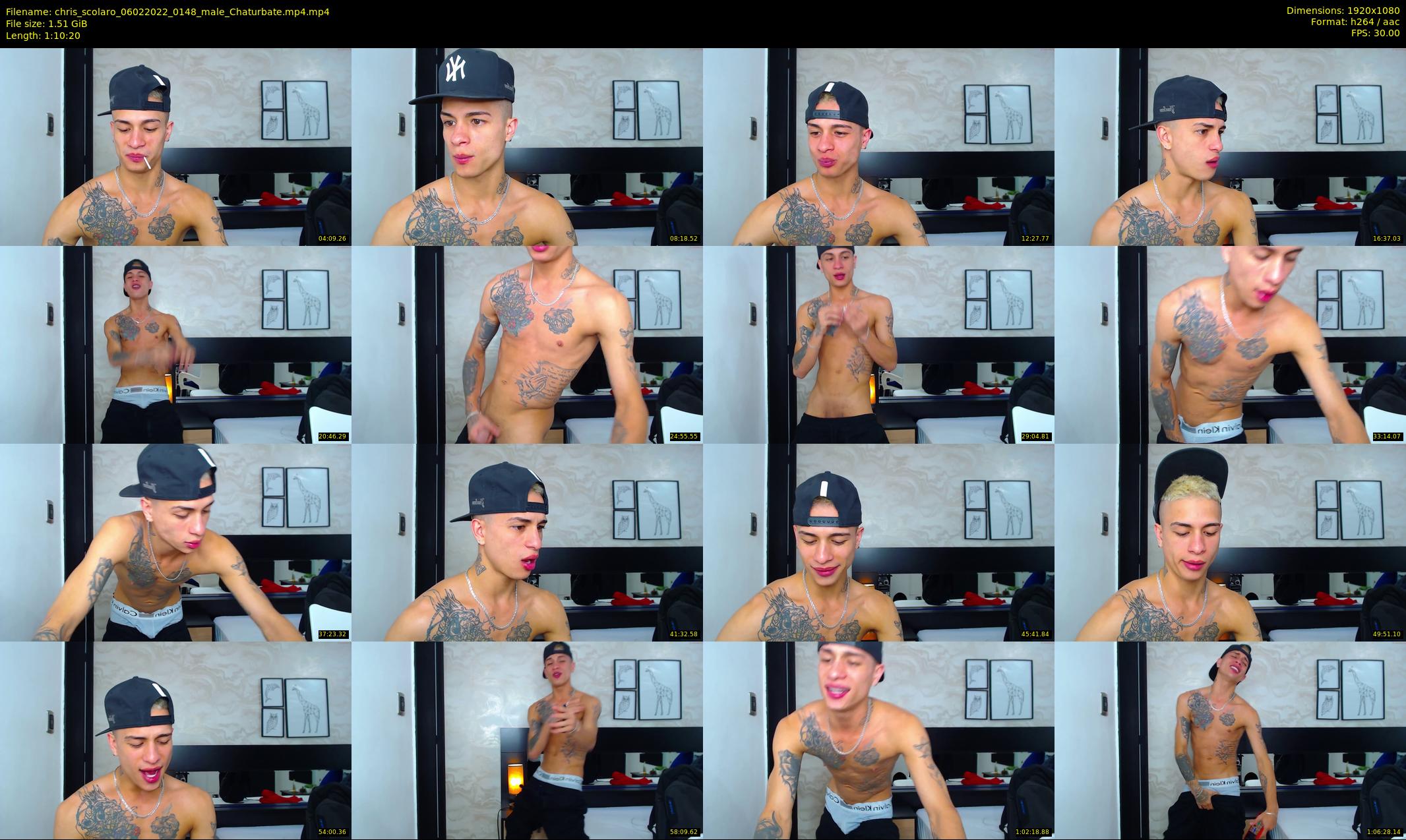 chris_scolaro — 71 minute Chaturbate male cam show recording, 1080p, Feb 6, 2022