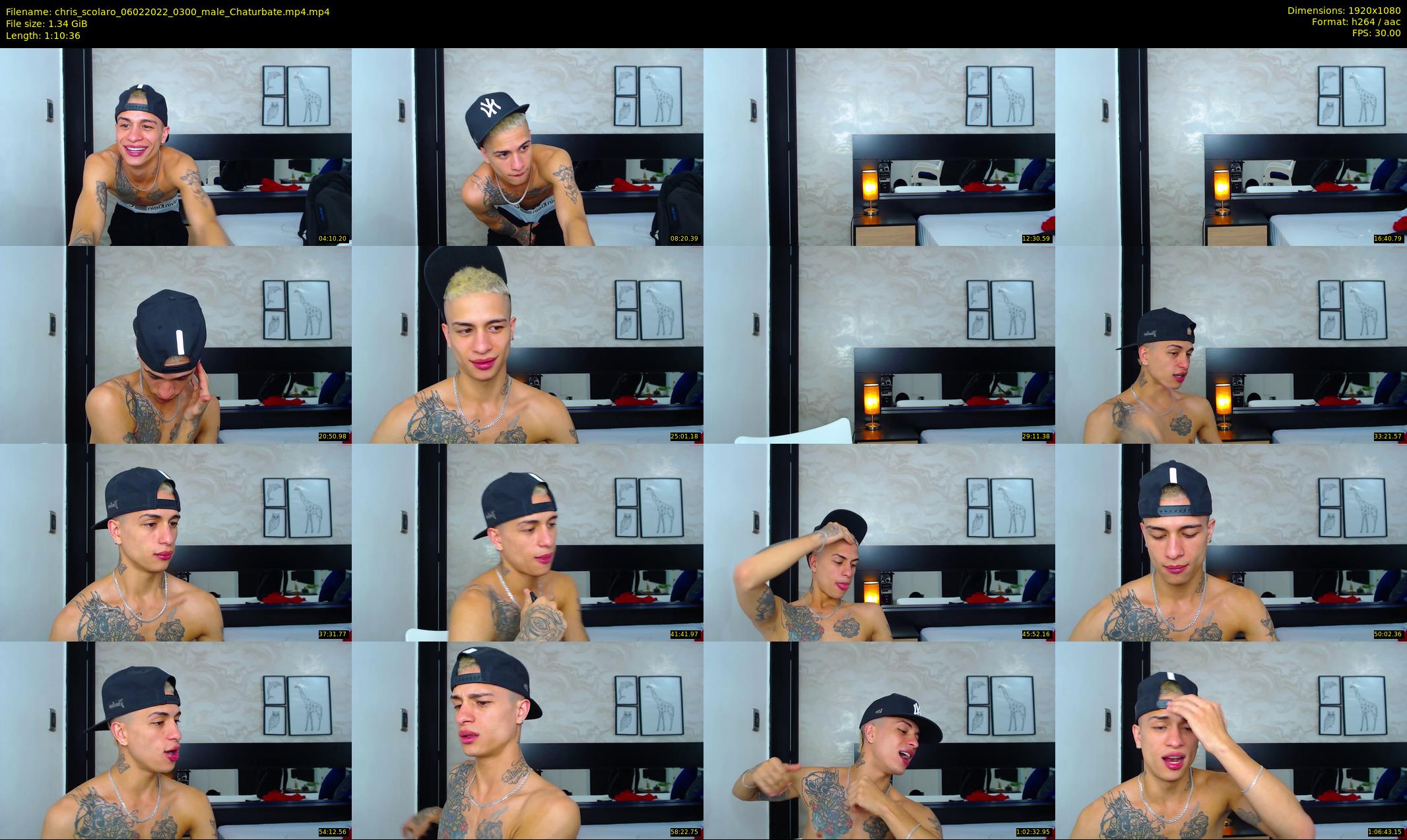 chris_scolaro — 71 minute Chaturbate male cam show recording, 1080p, Feb 6, 2022