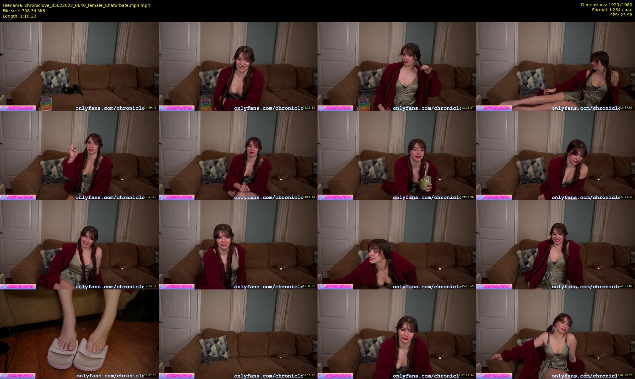 chroniclove — 71 minute Chaturbate female cam show recording, 1080p, Feb 5, 2022