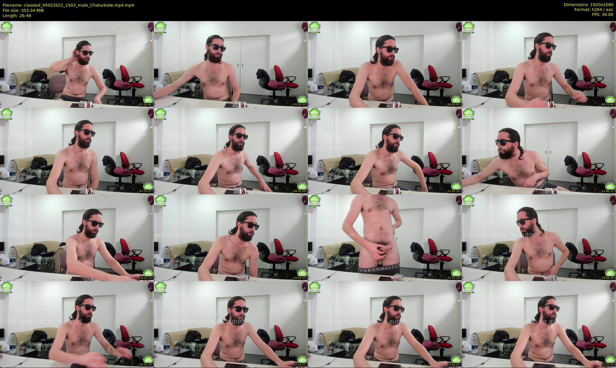 classied — 27 minute Chaturbate male cam show recording, 1080p, Feb 5, 2022