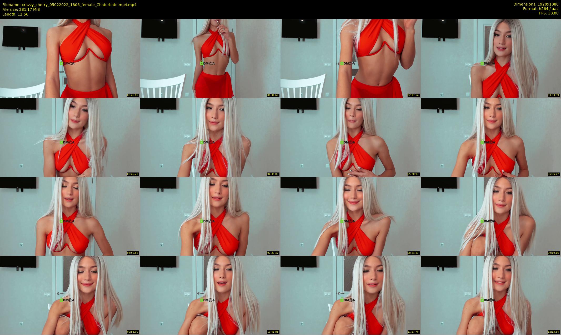 crazzy_cherry — 13 minute Chaturbate female cam show recording, 1080p, Feb 5, 2022