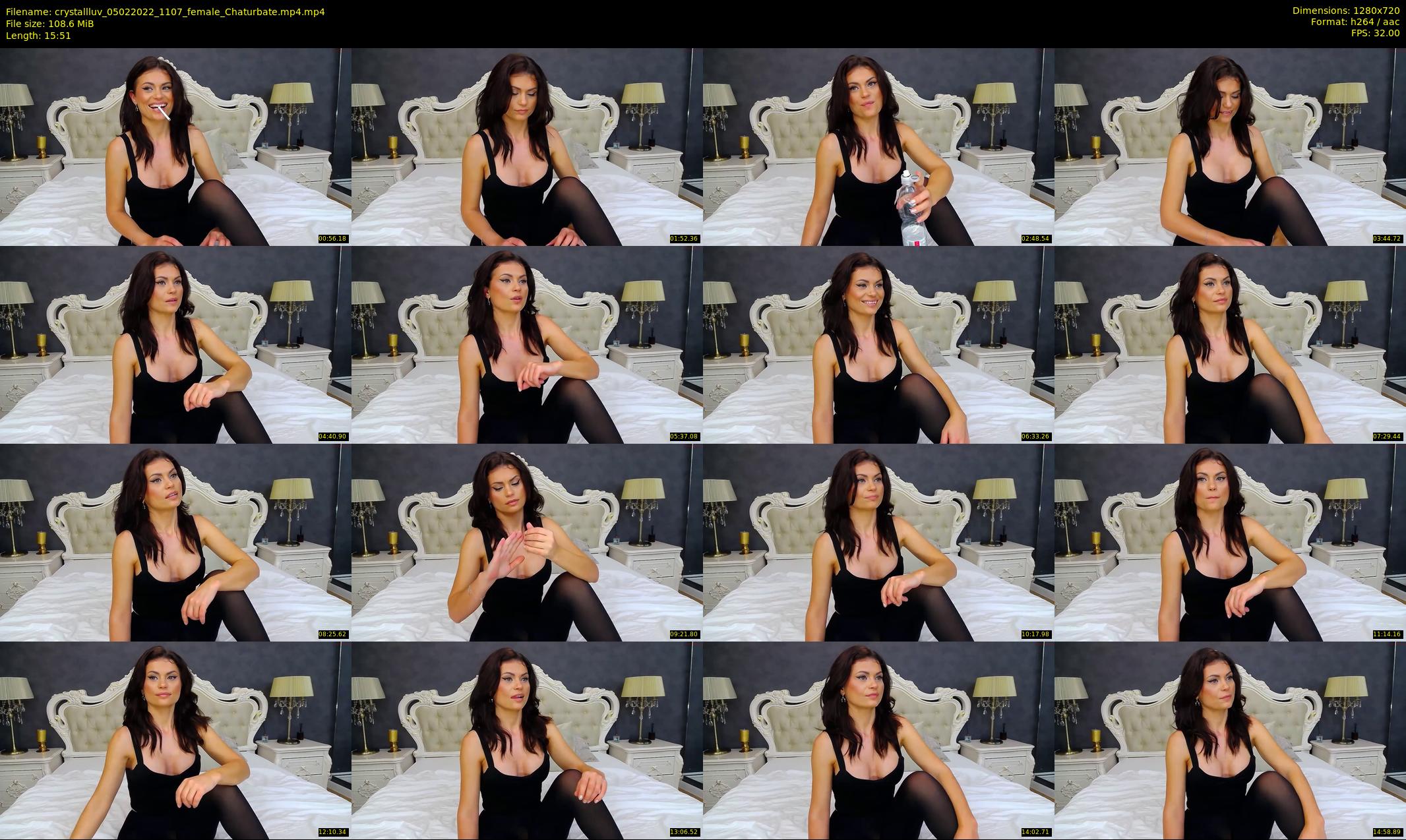 crystallluv — 16 minute Chaturbate female cam show recording, 720p, Feb 5, 2022