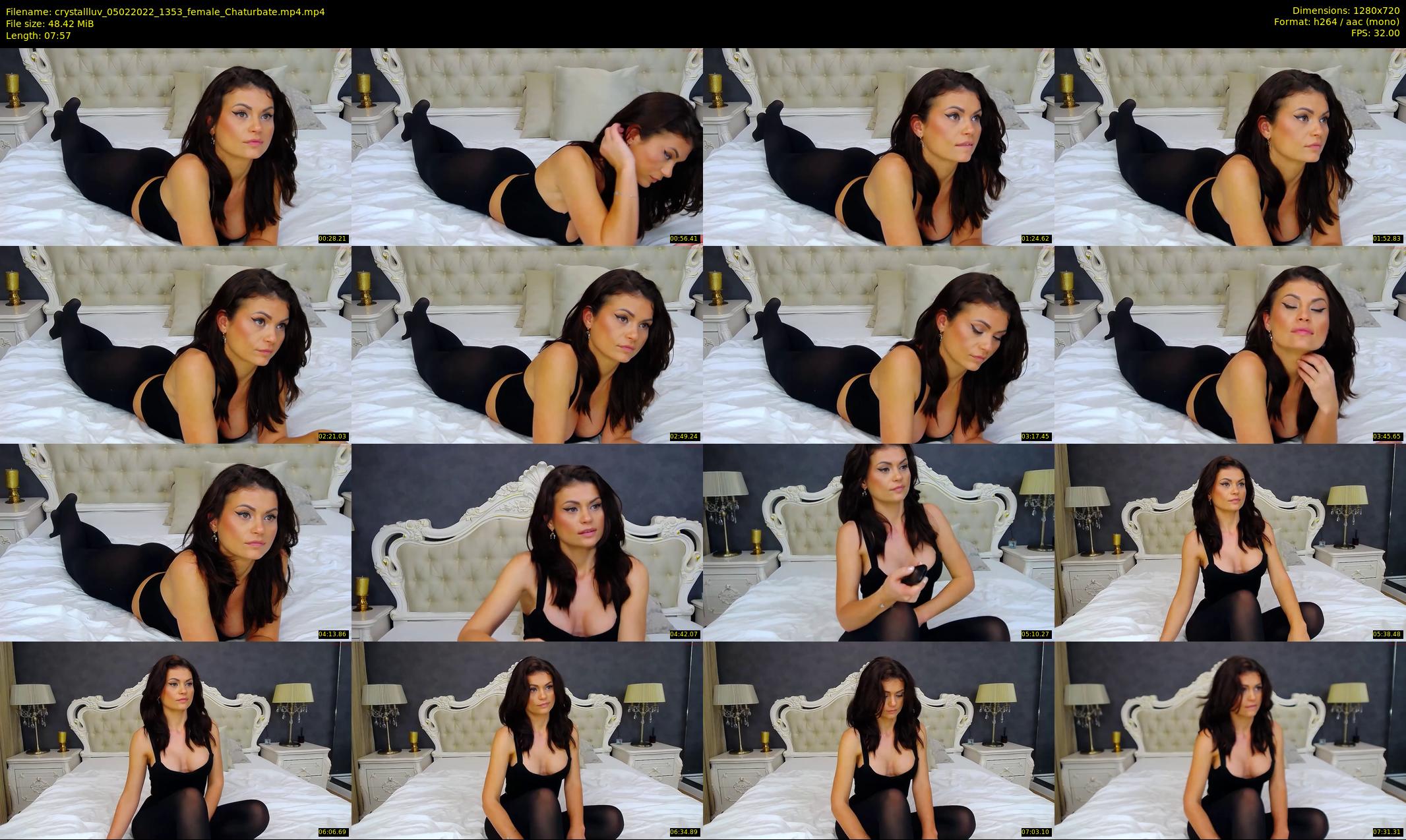 crystallluv — 8 minute Chaturbate female cam show recording, 720p, Feb 5, 2022