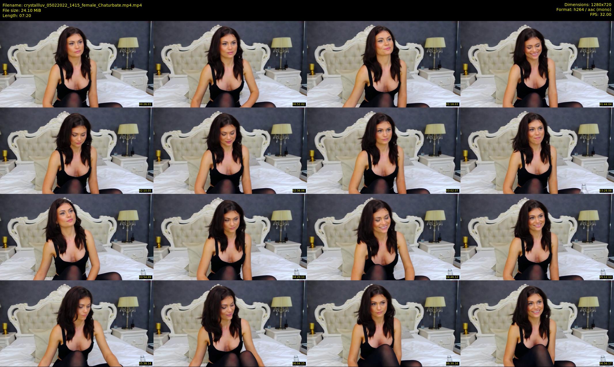 crystallluv — 8 minute Chaturbate female cam show recording, 720p, Feb 5, 2022