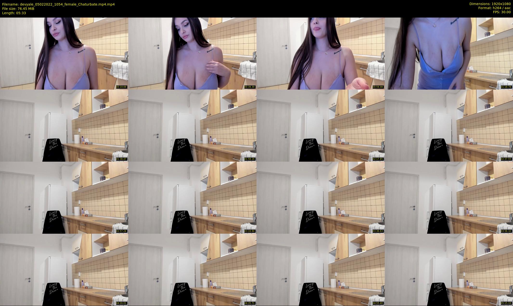 devyale — 6 minute Chaturbate female cam show recording, 1080p, Feb 5, 2022