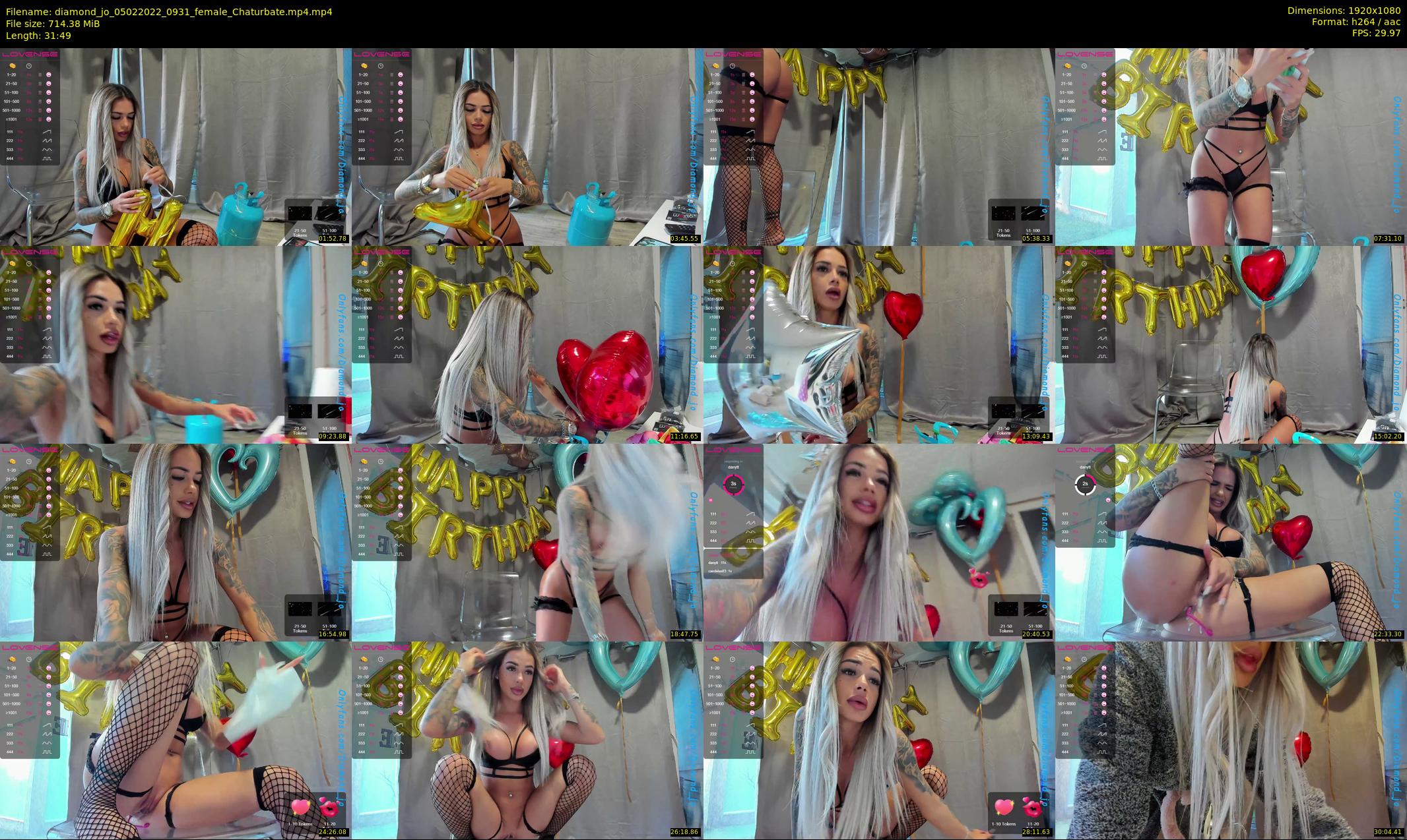 diamond_jo — 32 minute Chaturbate female cam show recording, 1080p, Feb 5, 2022