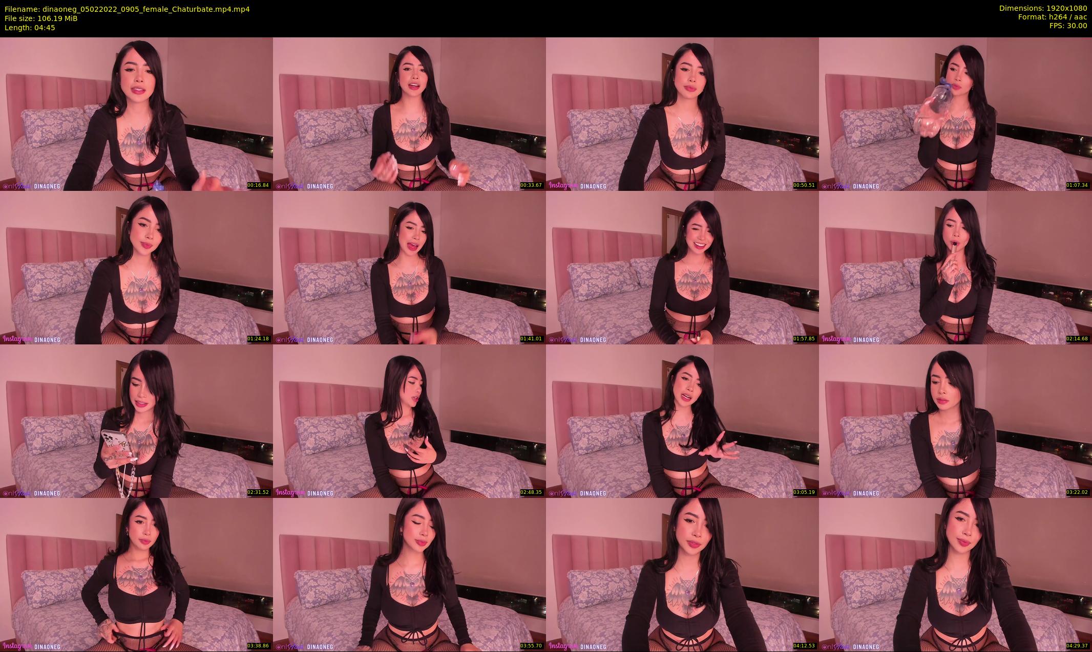 dinaoneg — 5 minute Chaturbate female cam show recording, 1080p, Feb 5, 2022