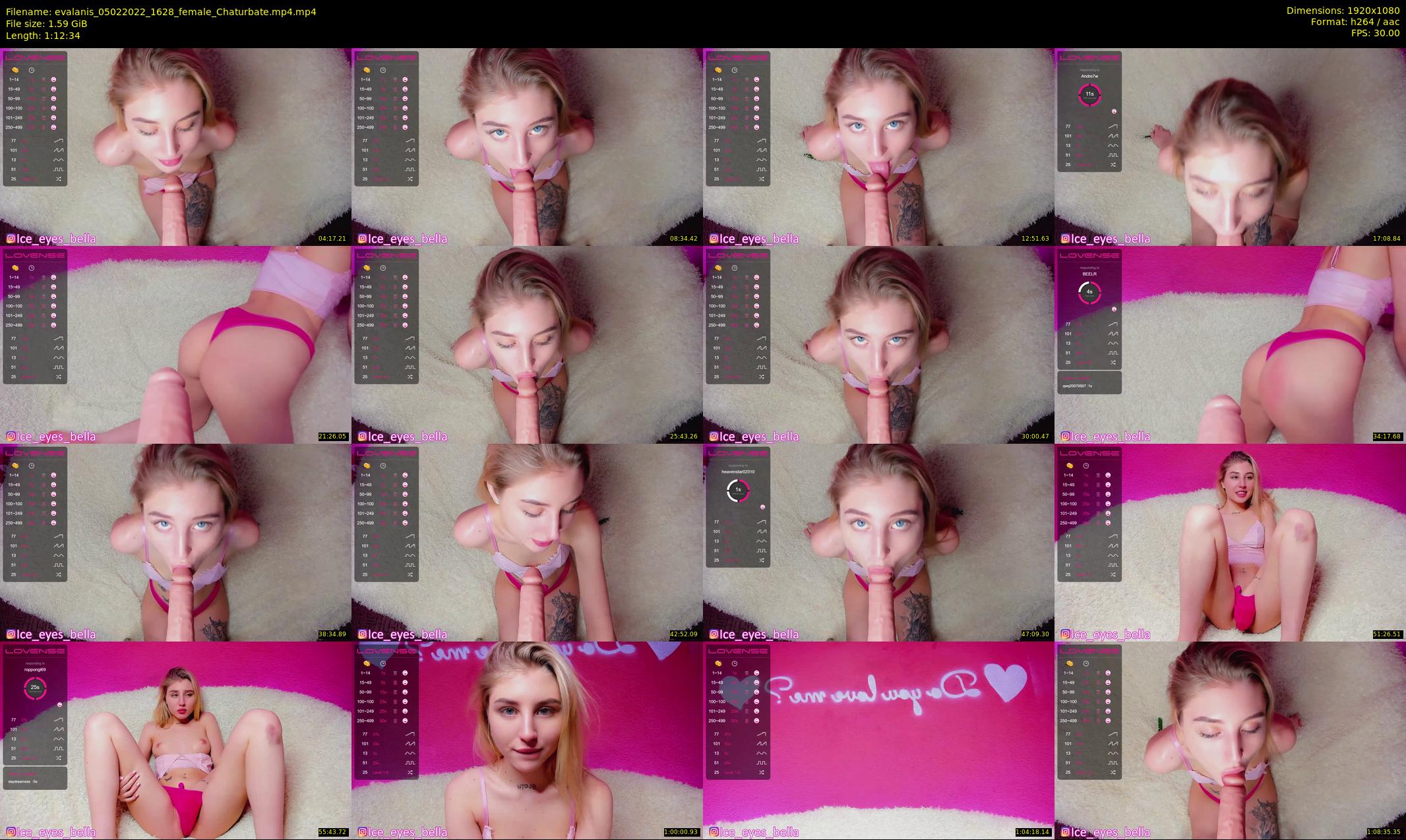 evalanis — 73 minute Chaturbate couple cam show recording, 1080p, Feb 5, 2022
