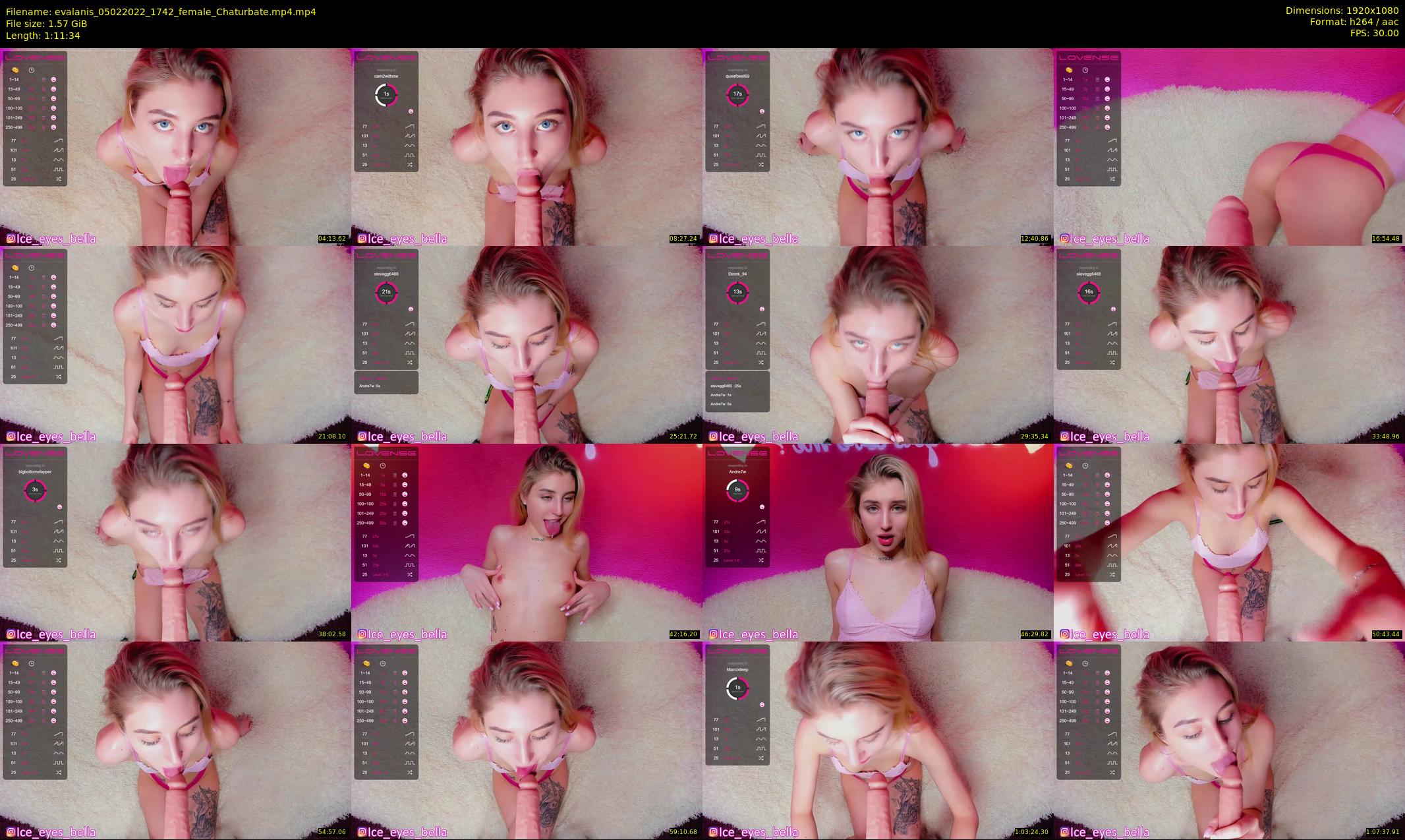 evalanis — 72 minute Chaturbate couple cam show recording, 1080p, Feb 5, 2022