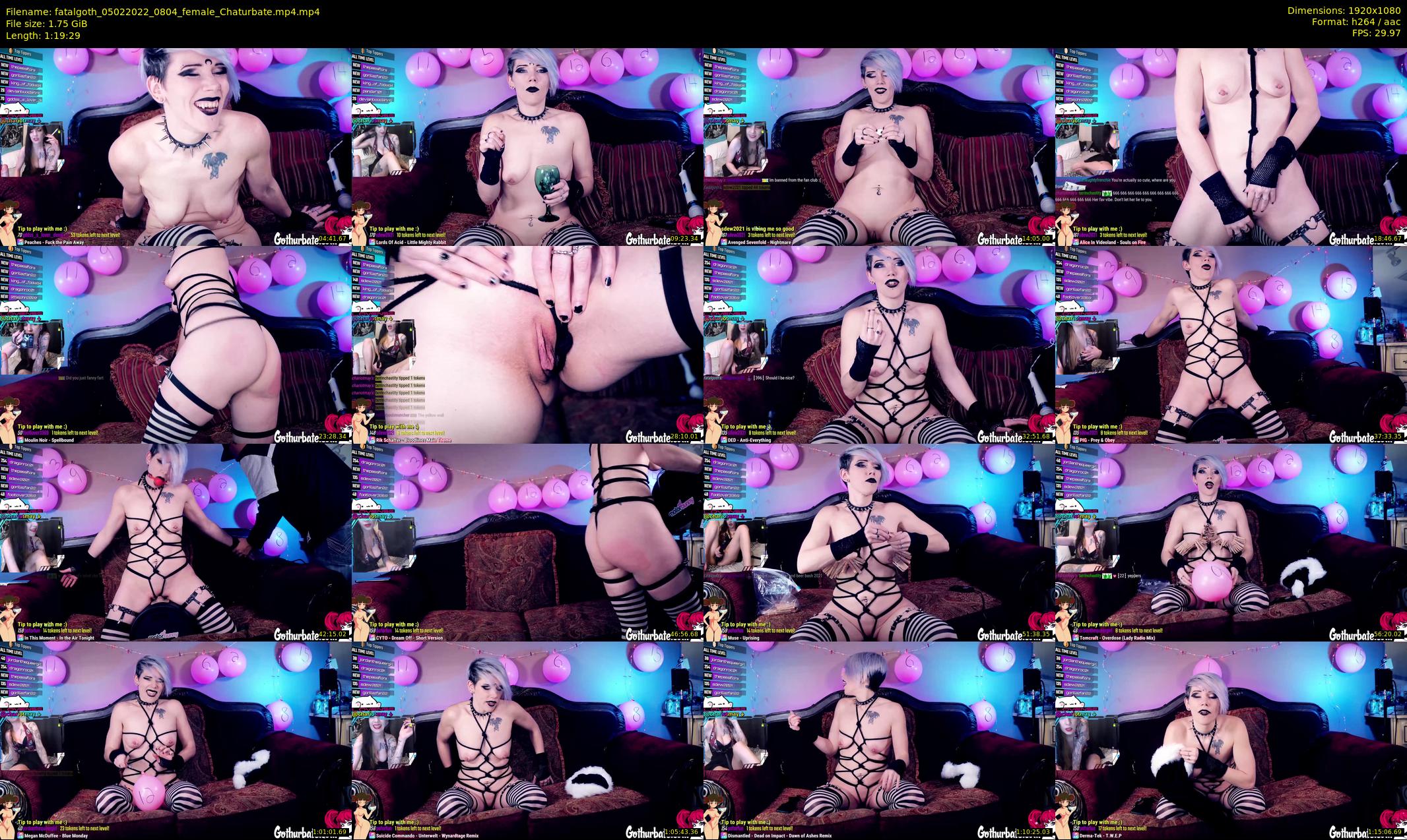 fatalgoth — 80 minute Chaturbate couple cam show recording, 1080p, Feb 5, 2022