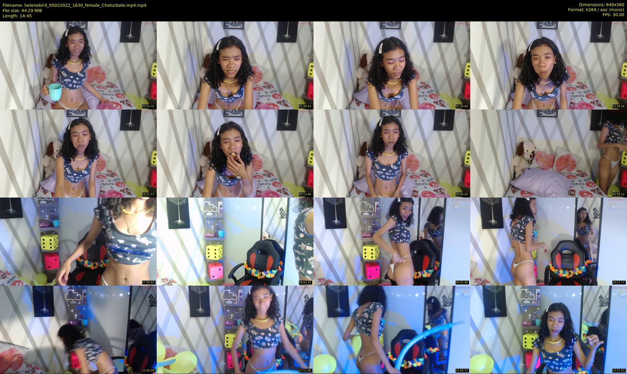helenebird — 15 minute Chaturbate female cam show recording, 360p, Feb 5, 2022