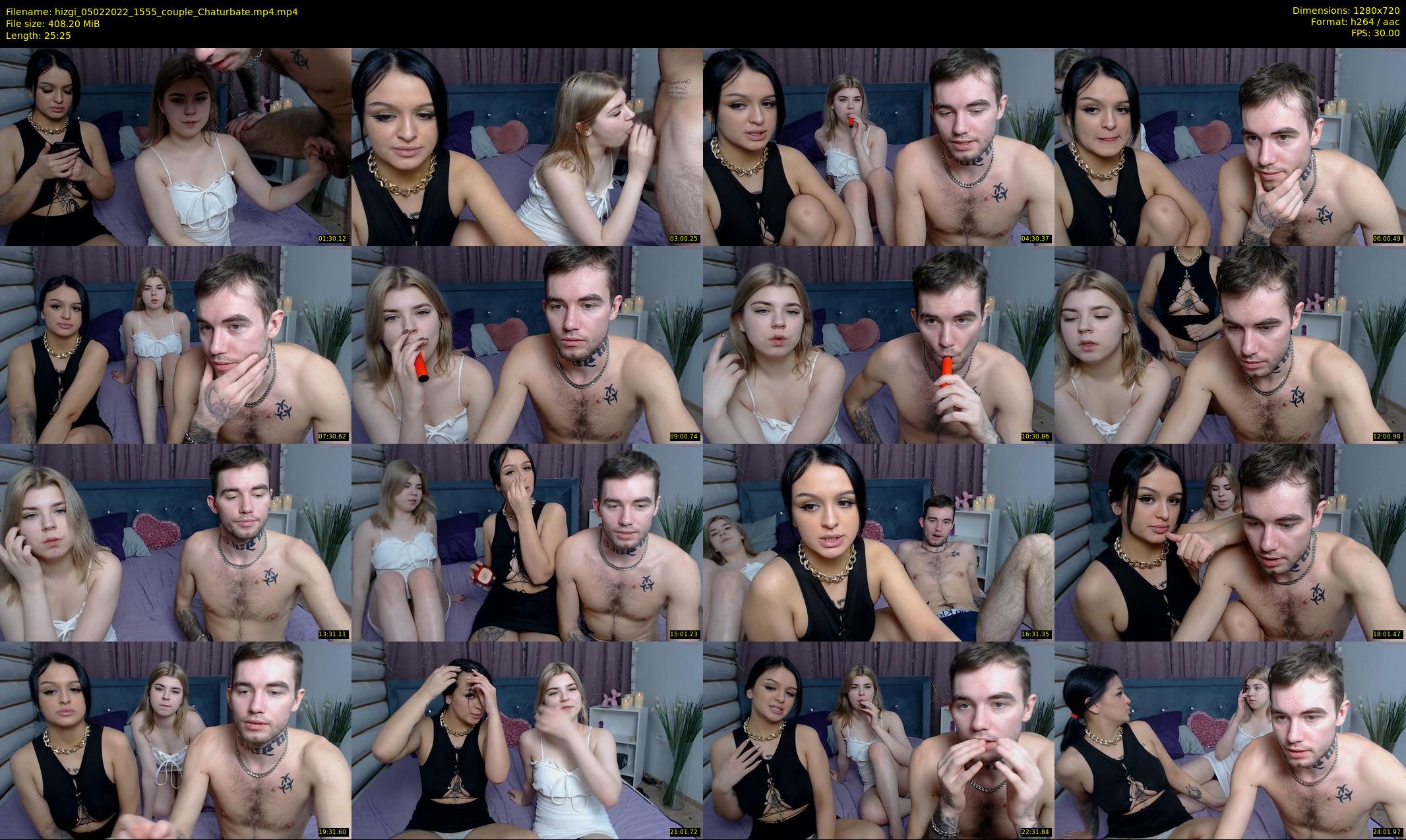 hizgi — 26 minute Chaturbate couple cam show recording, 720p, Feb 5, 2022