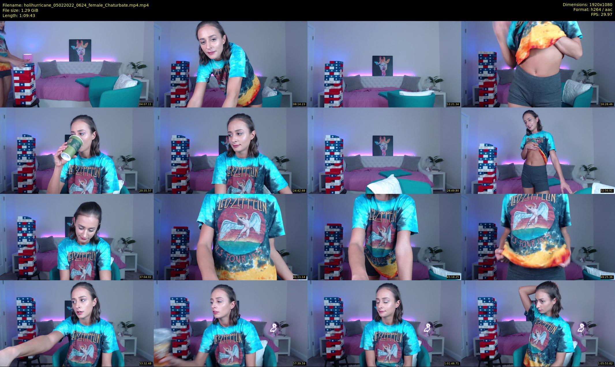 holihurricane — 70 minute Chaturbate female cam show recording, 1080p, Feb 5, 2022