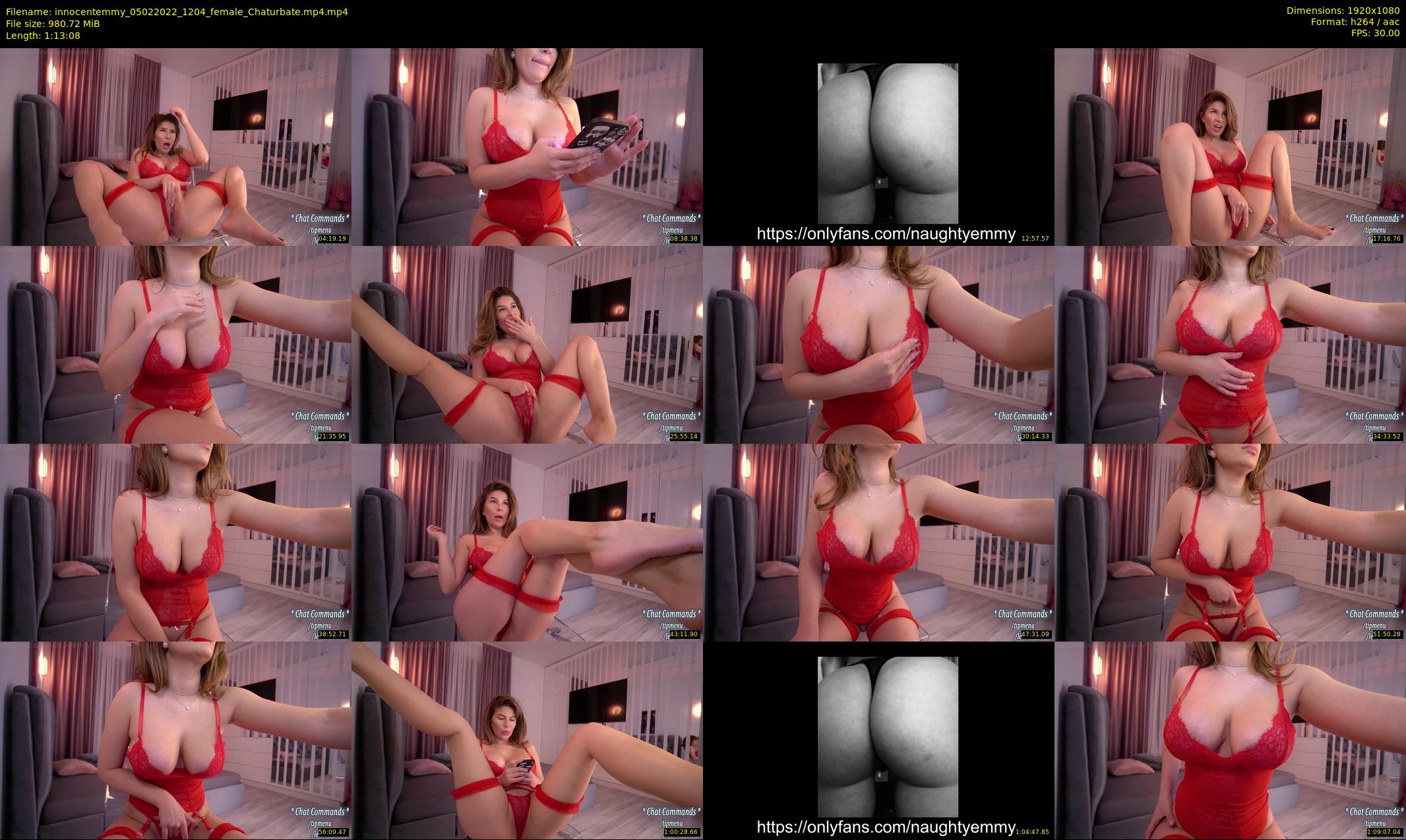 innocentemmy — 74 minute Chaturbate female cam show recording, 1080p, Feb 5, 2022
