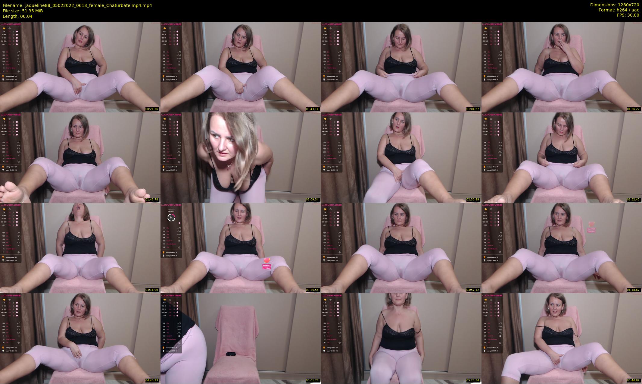 jaqueline88 — 7 minute Chaturbate female cam show recording, 720p, Feb 5, 2022