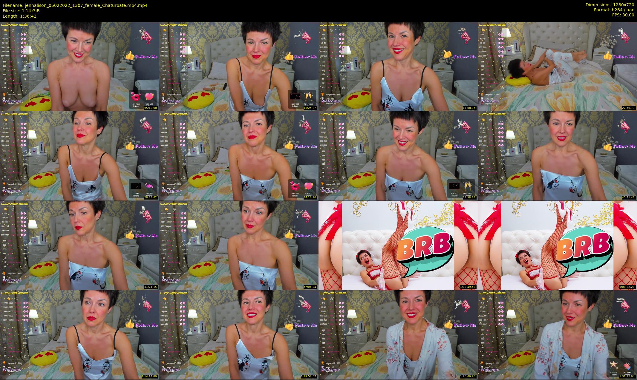 jennalison — 97 minute Chaturbate female cam show recording, 720p, Feb 5, 2022
