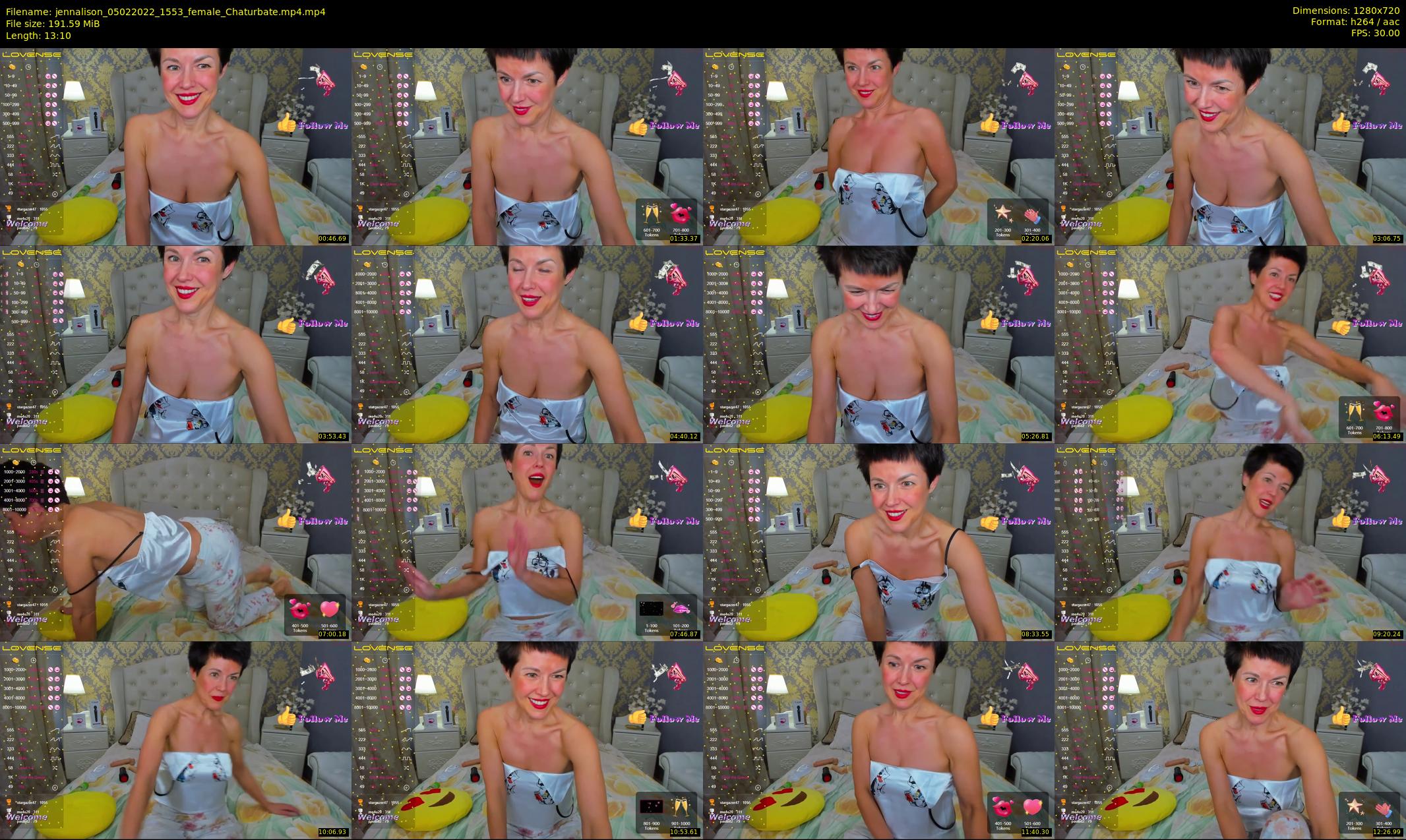 jennalison — 14 minute Chaturbate female cam show recording, 720p, Feb 5, 2022