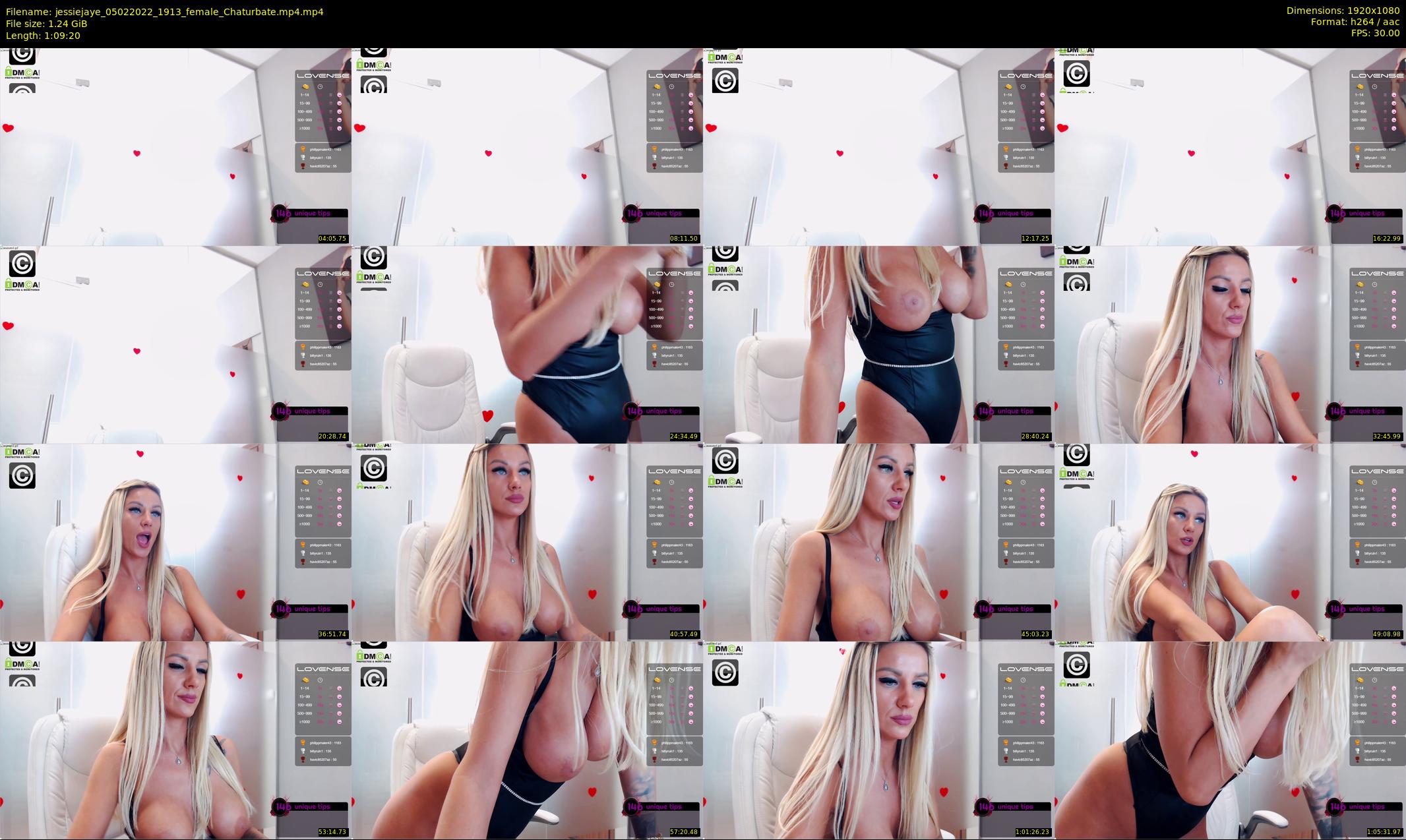 jessiejaye — 70 minute Chaturbate female cam show recording, 1080p, Feb 5, 2022