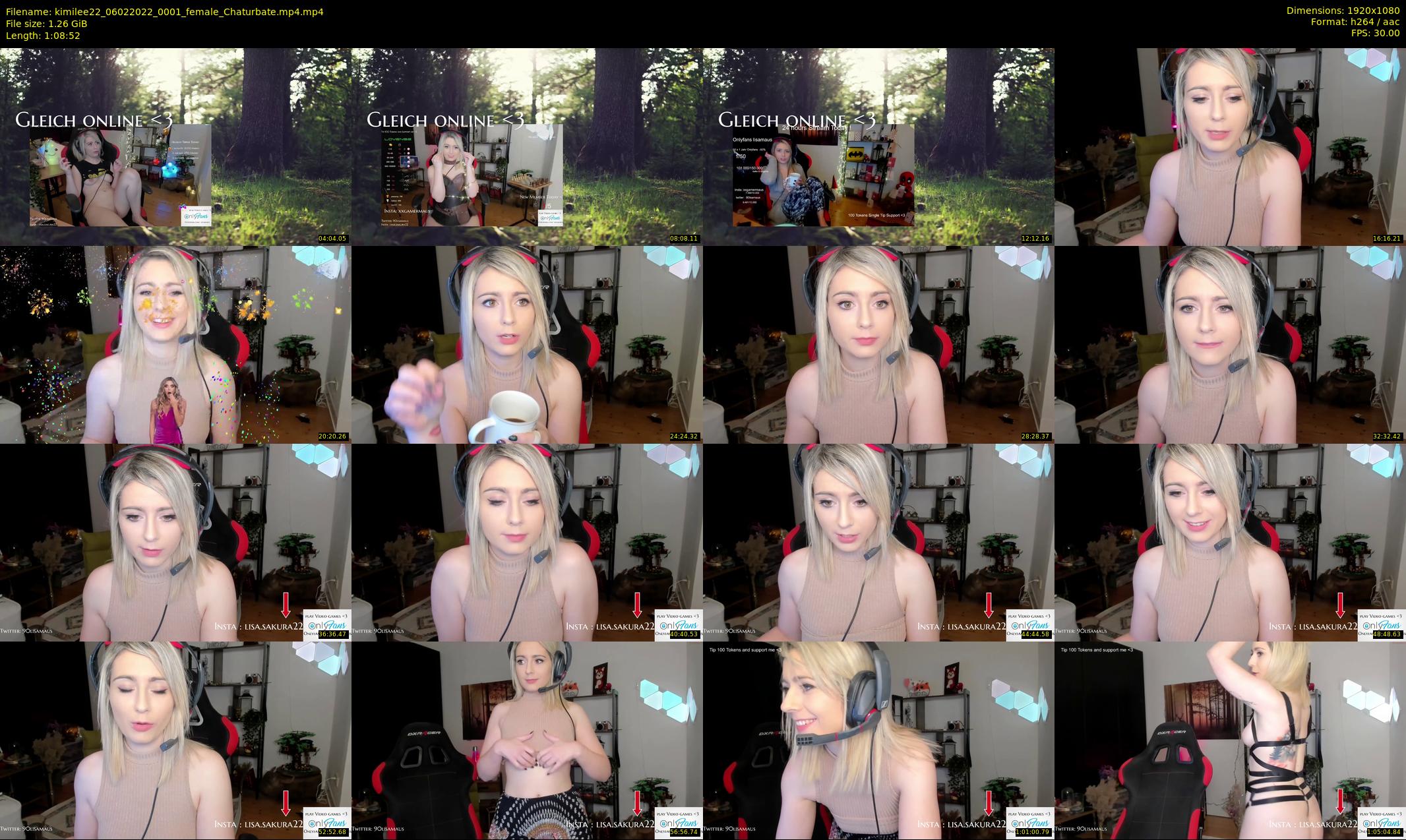 kimilee22 — 69 minute Chaturbate female cam show recording, 1080p, Feb 6, 2022