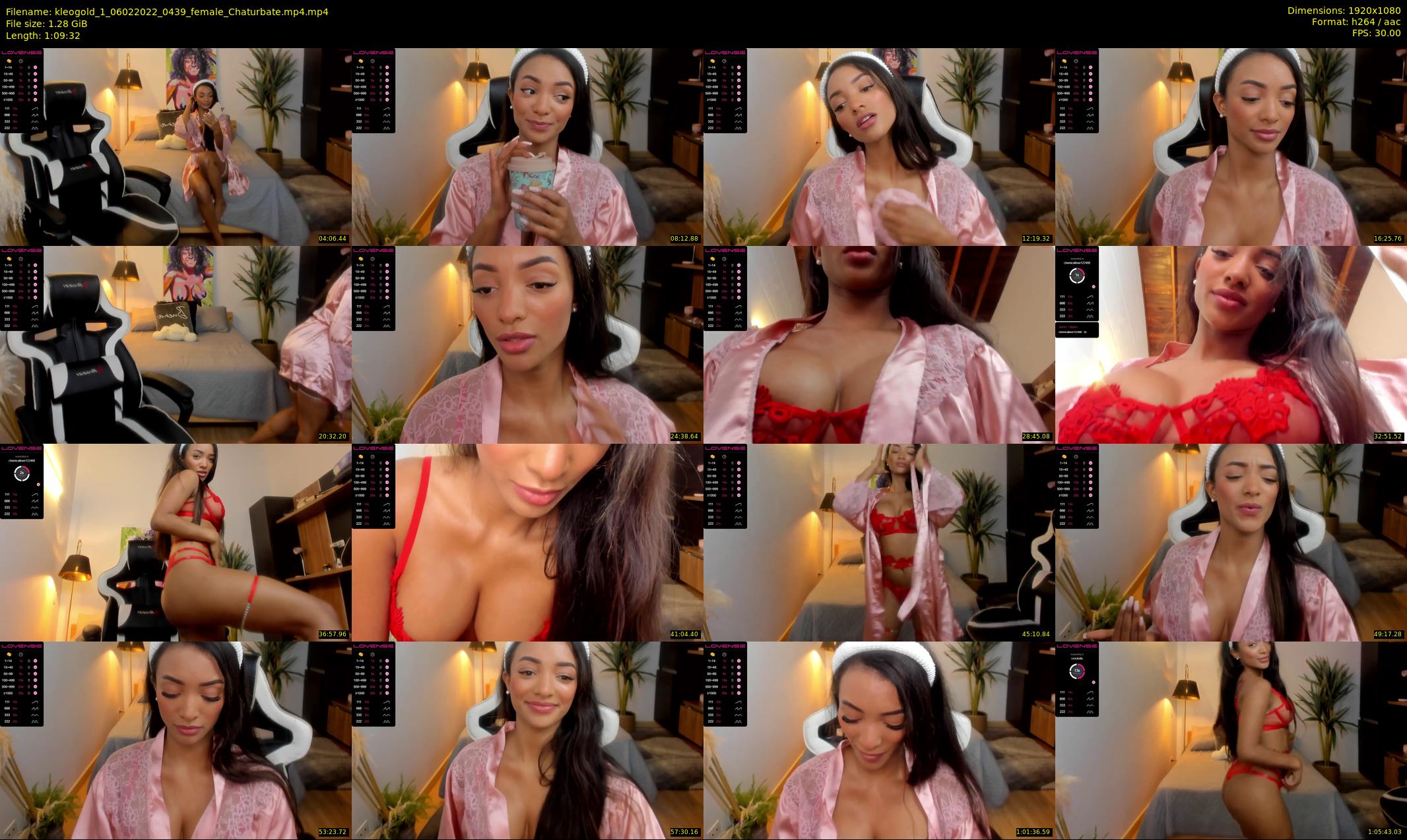 kleogold_1 — 70 minute Chaturbate female cam show recording, 1080p, Feb 6, 2022