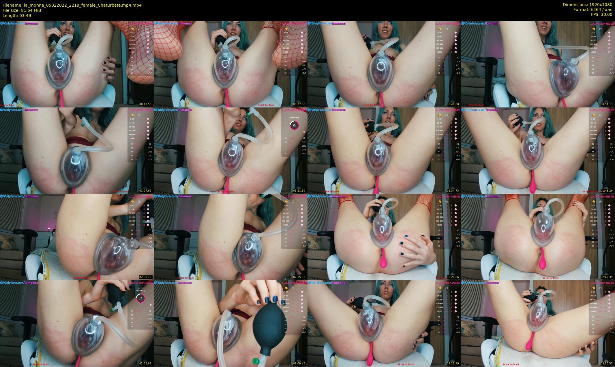 la_monna — 4 minute Chaturbate female cam show recording, 1080p, Feb 5, 2022