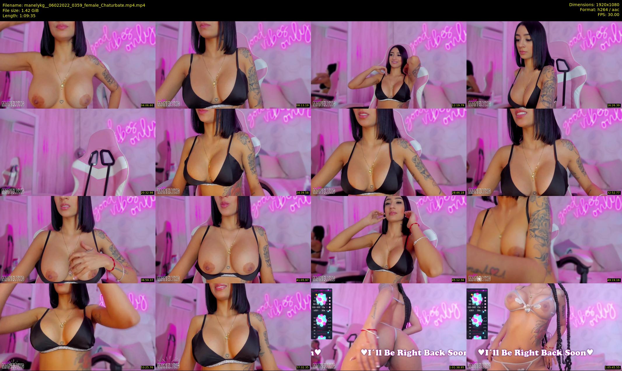 manelykg_ — 70 minute Chaturbate female cam show recording, 1080p, Feb 6, 2022
