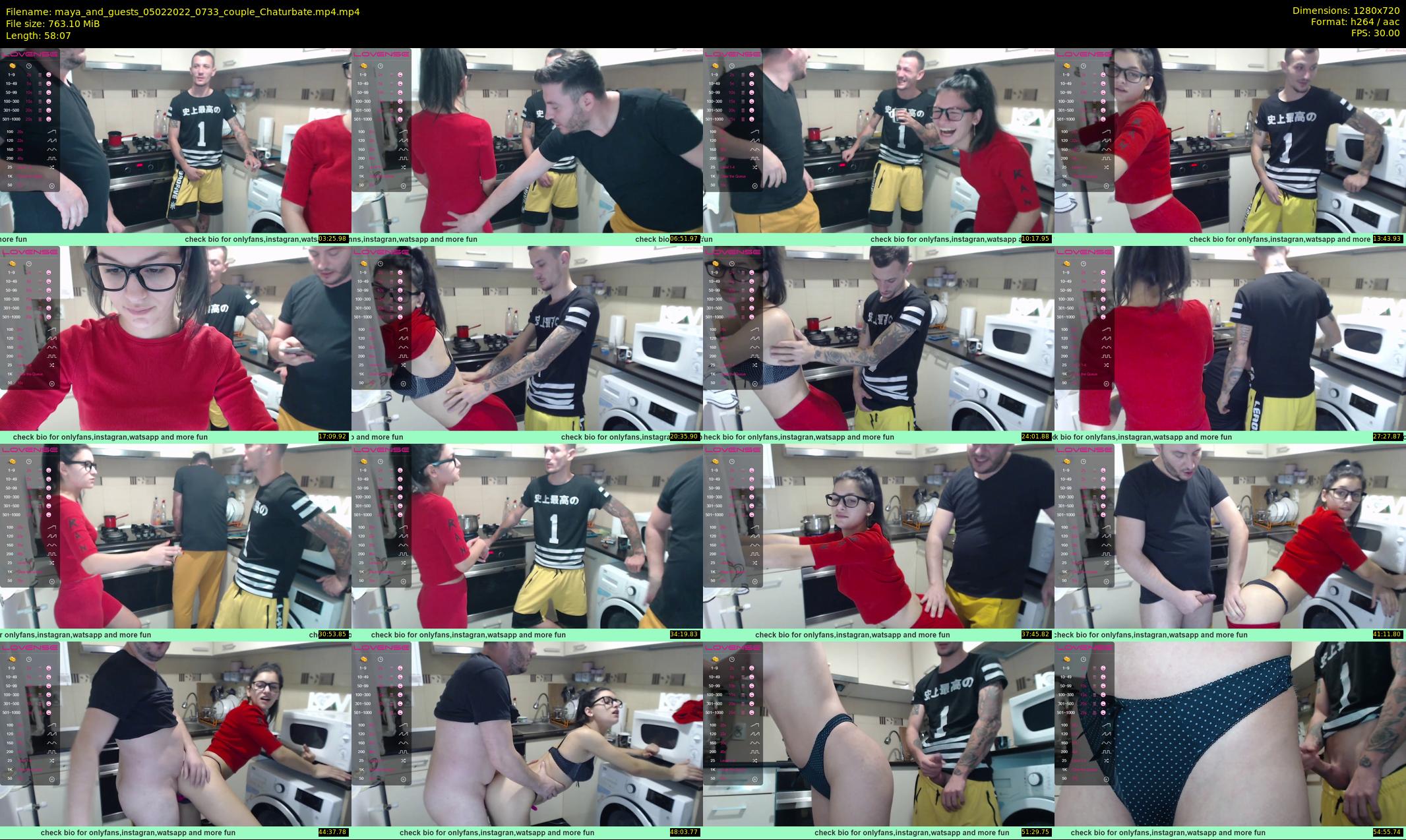 maya_and_guests — 59 minute Chaturbate couple cam show recording, 720p, Feb 5, 2022