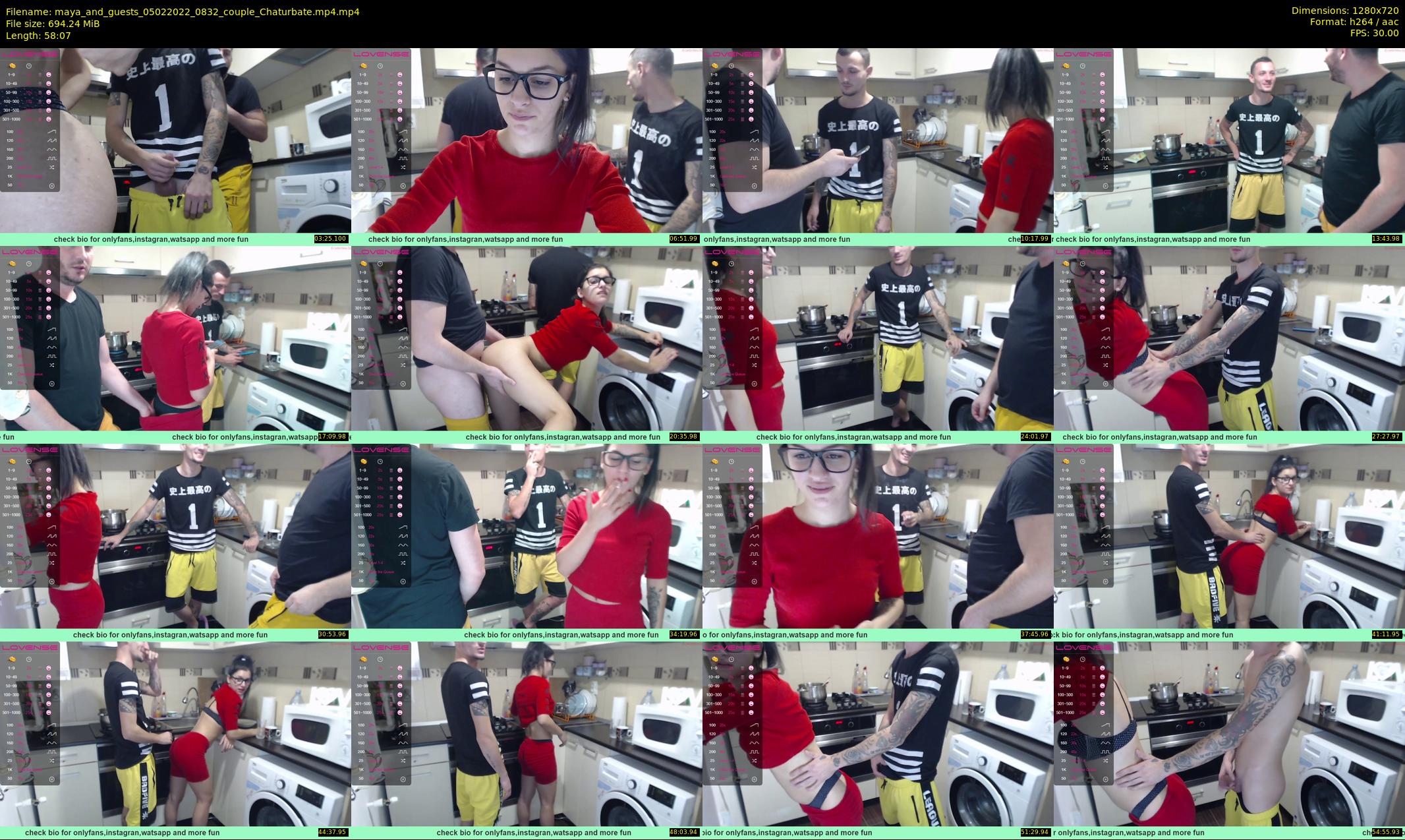 maya_and_guests — 59 minute Chaturbate couple cam show recording, 720p, Feb 5, 2022