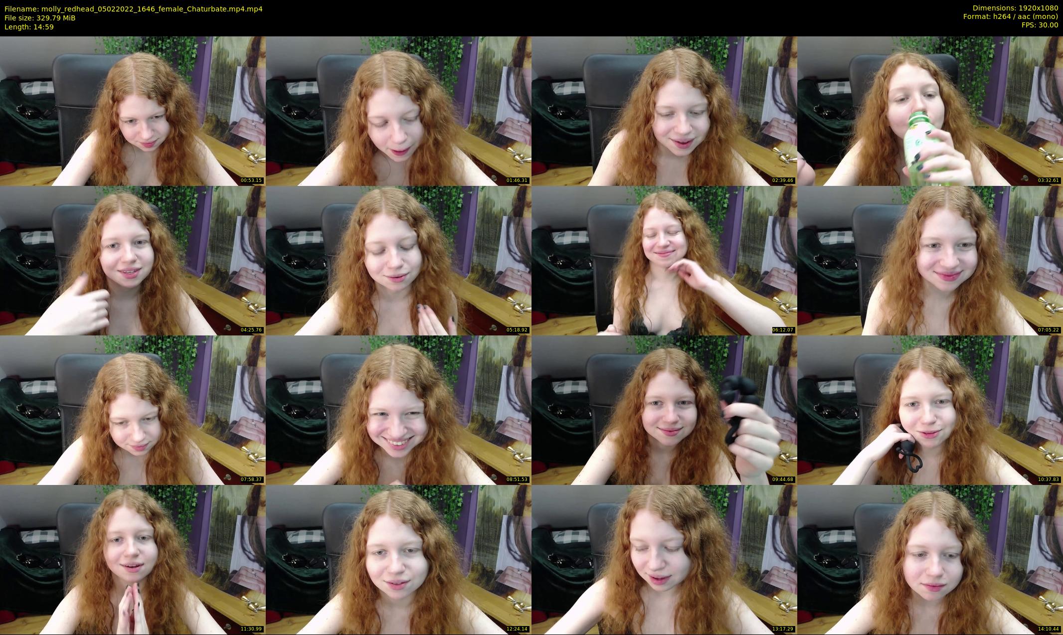 molly_redhead — 15 minute Chaturbate female cam show recording, 1080p, Feb 5, 2022