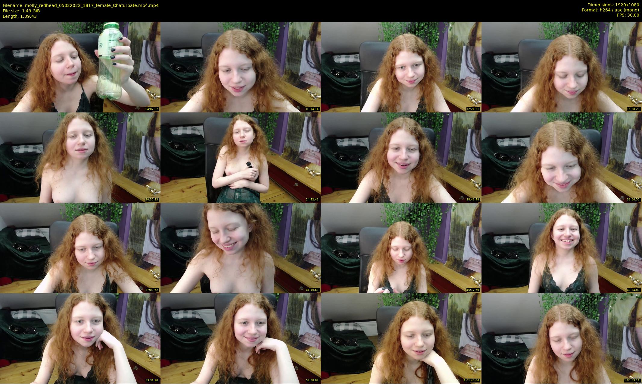 molly_redhead — 70 minute Chaturbate female cam show recording, 1080p, Feb 5, 2022