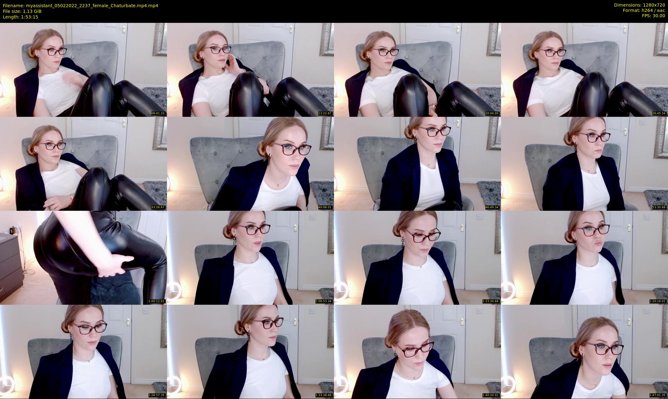 myassistant — 114 minute Chaturbate female cam show recording, 720p, Feb 5, 2022