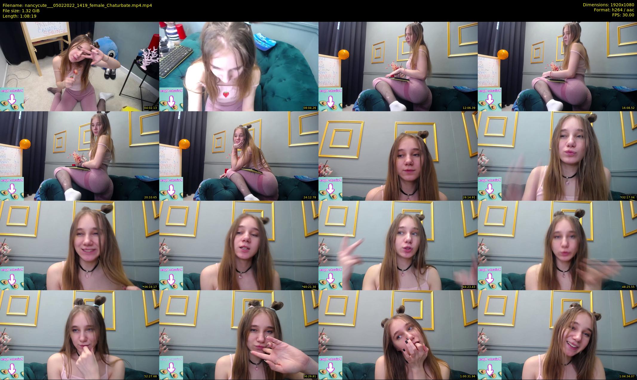nancycute__ — 69 minute Chaturbate female cam show recording, 1080p, Feb 5, 2022