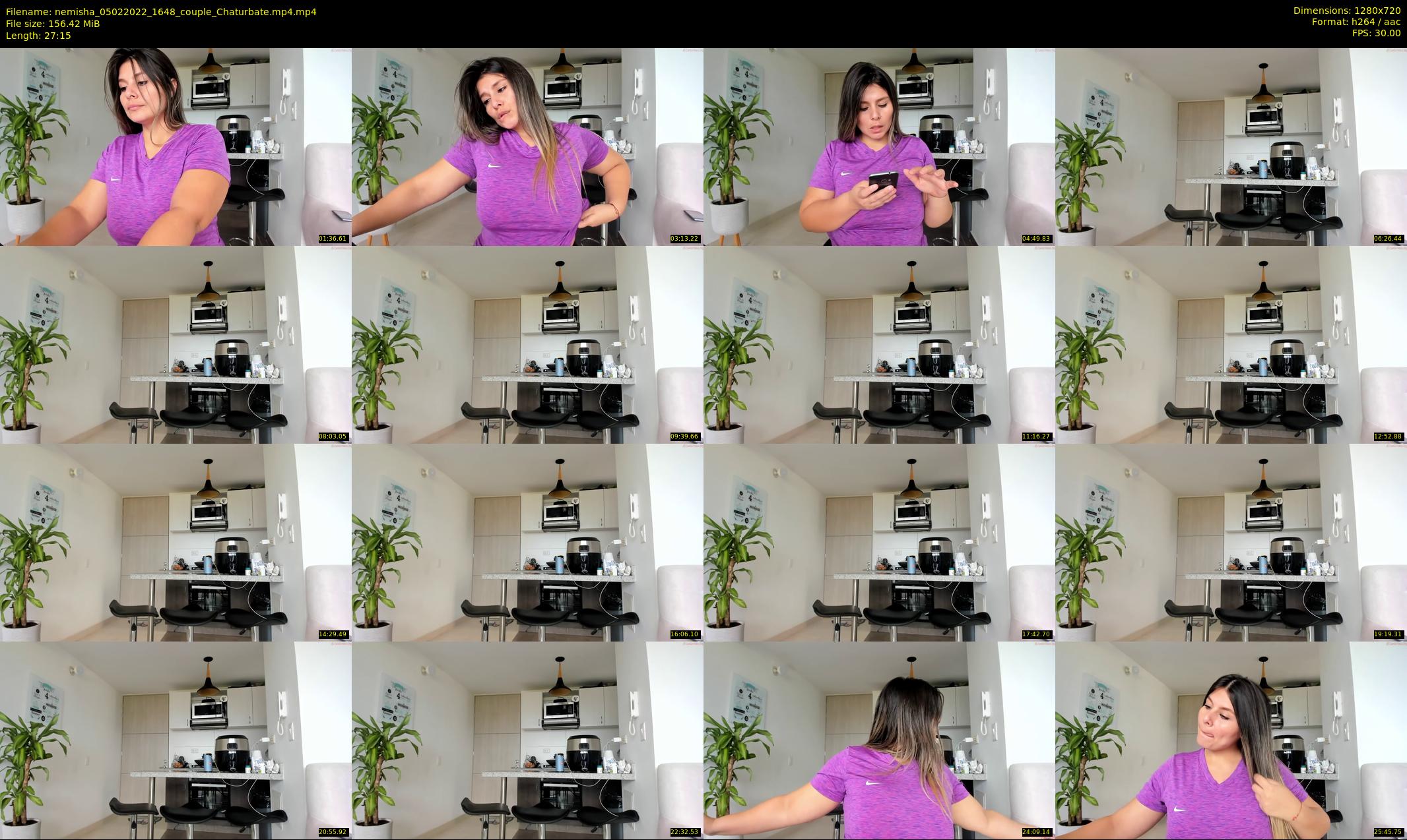 nemisha — 28 minute Chaturbate female cam show recording, 720p, Feb 5, 2022
