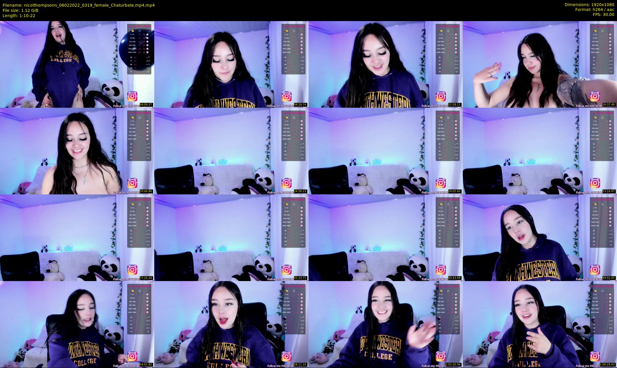 nicolthompsonn — 71 minute Chaturbate female cam show recording, 1080p, Feb 6, 2022