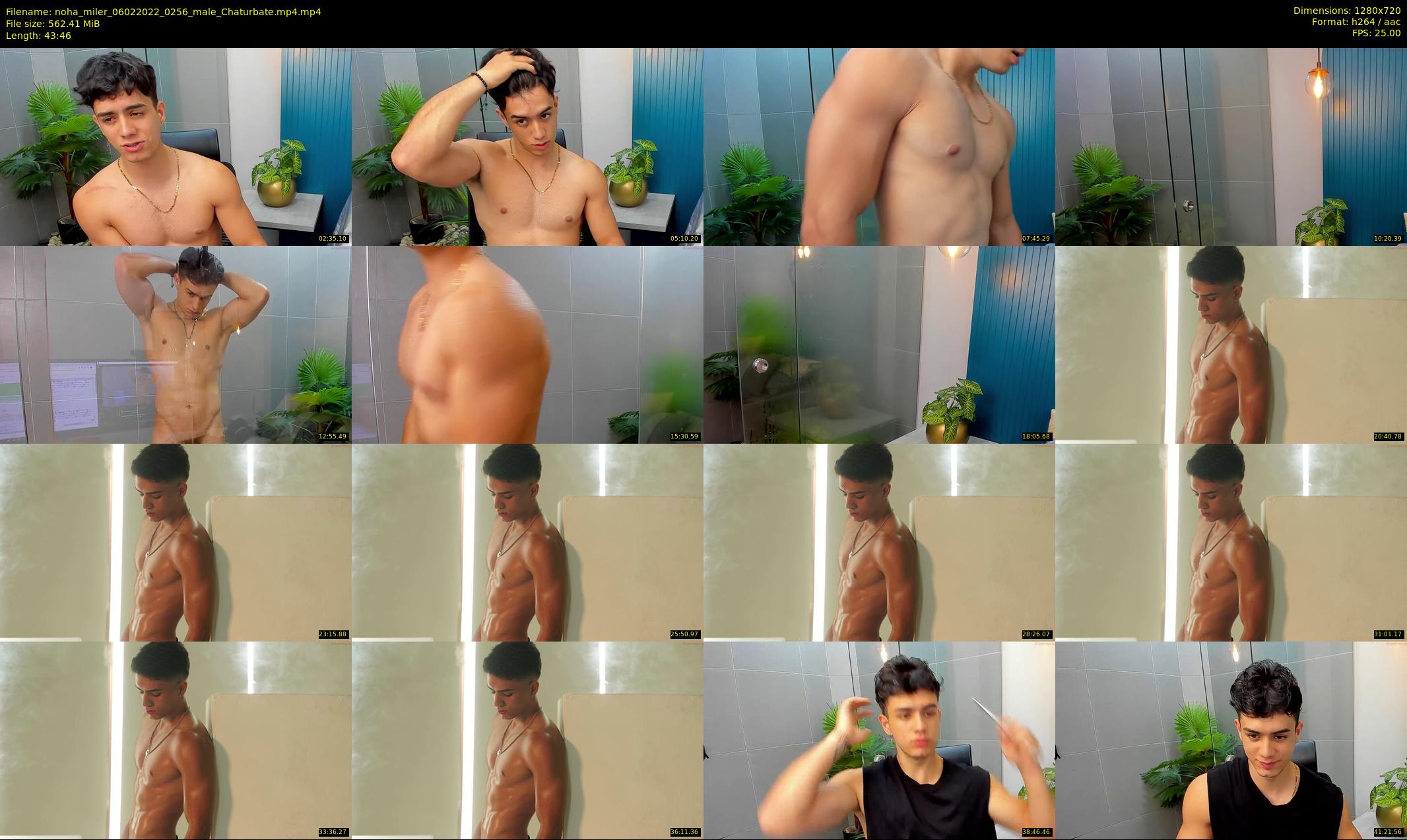 noha_miler — 44 minute Chaturbate male cam show recording, 720p, Feb 6, 2022